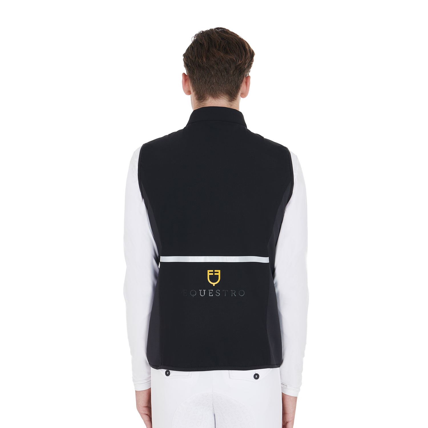 Pánská lehce zateplená technická jezdecká vesta Equestro slim fit