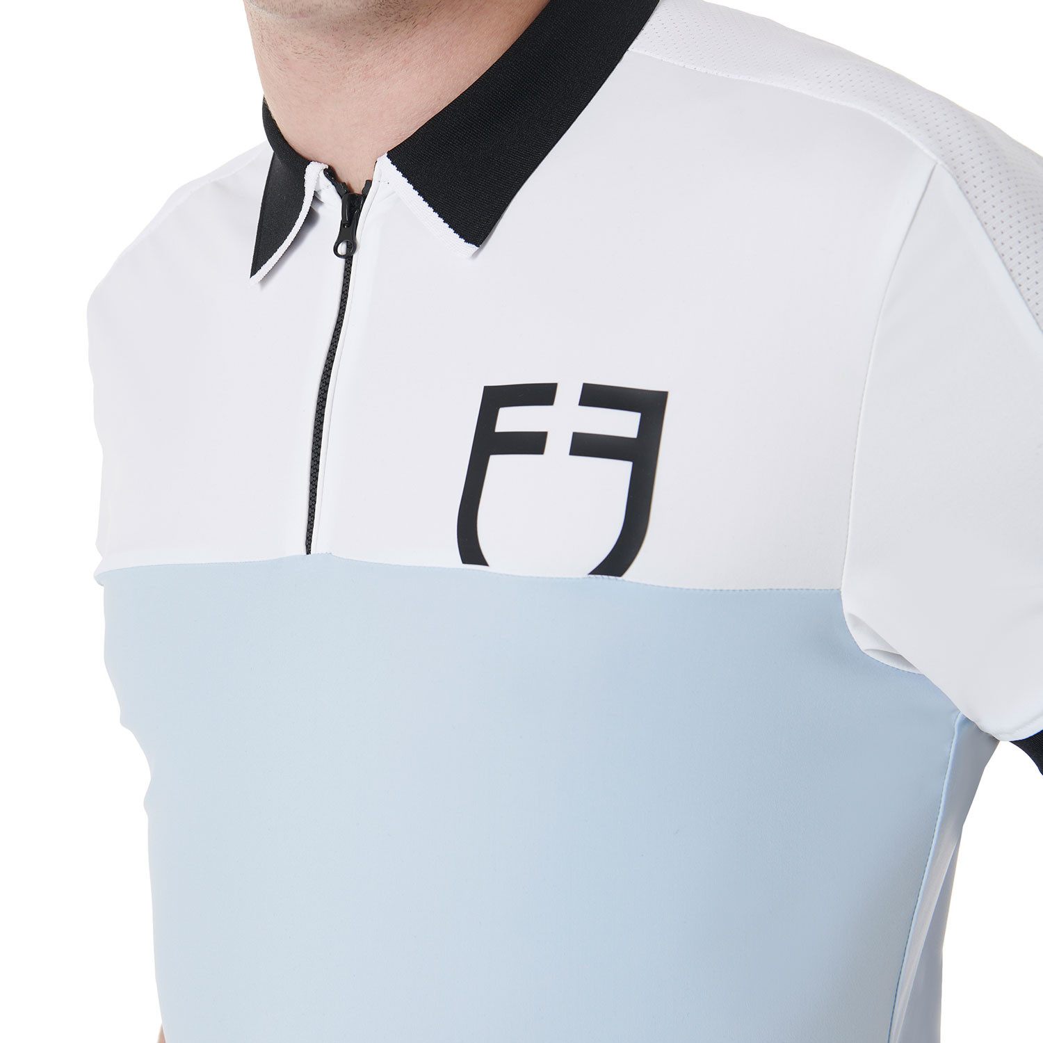 Pánské slim fit jezdecké tričko Equestro s logem