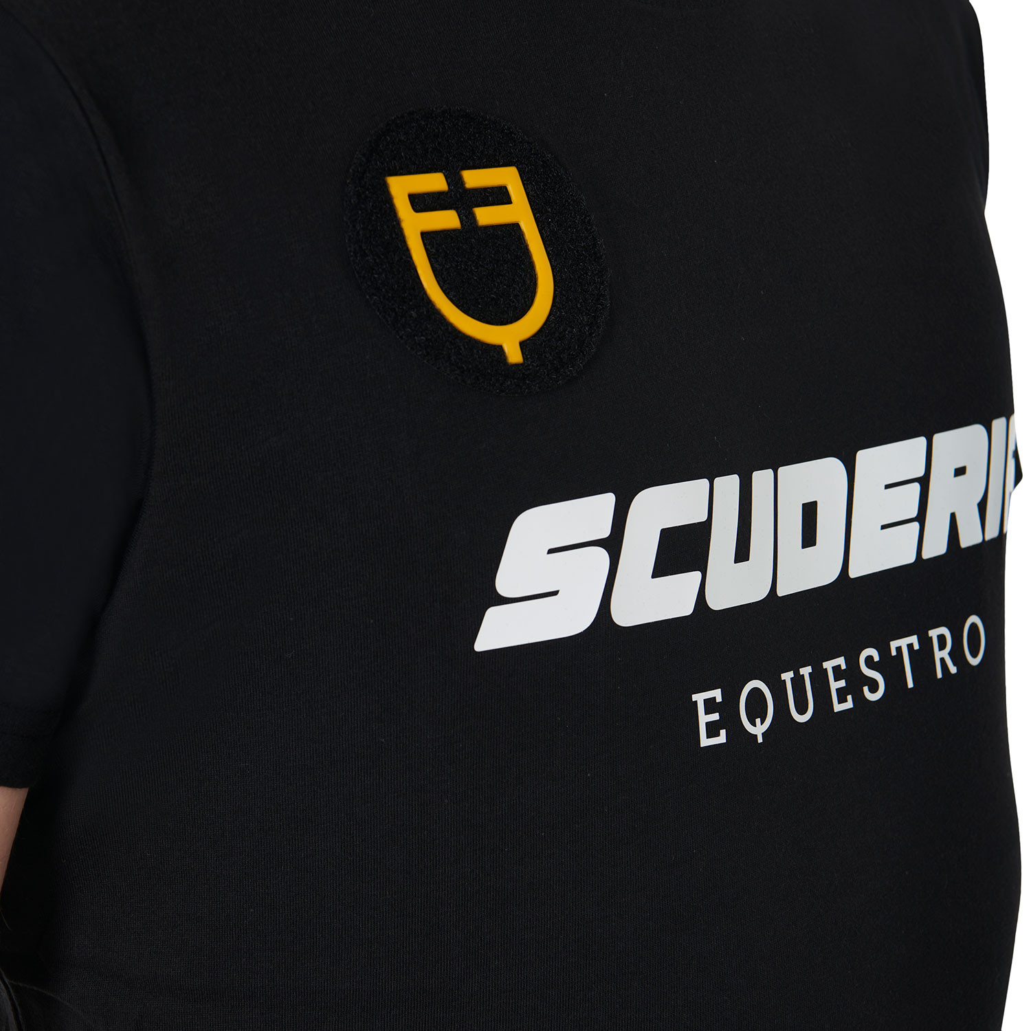 Pánské pružné bavlněné tričko Equestro Scuderia
