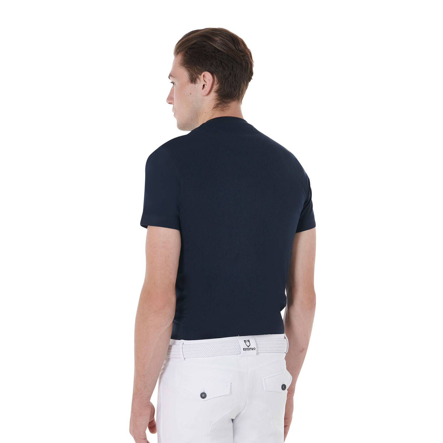 Pánské slim fit bavlněné tričko Equestro Jump