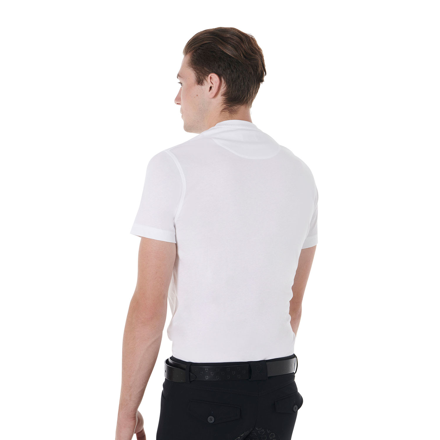 Pánské slim fit bavlněné tričko Equestro Jump