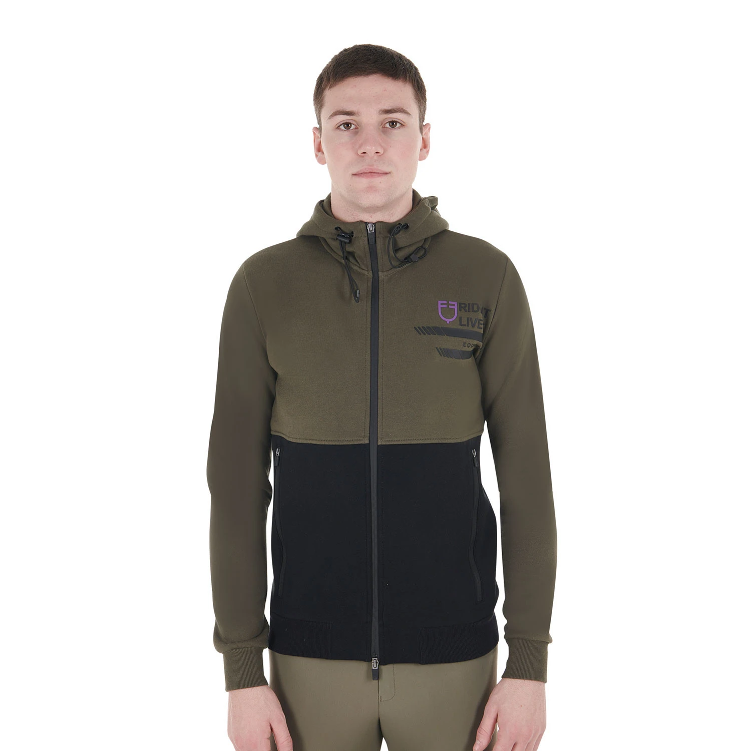 Herren-Kapuzenpullover mit Fleece innen
