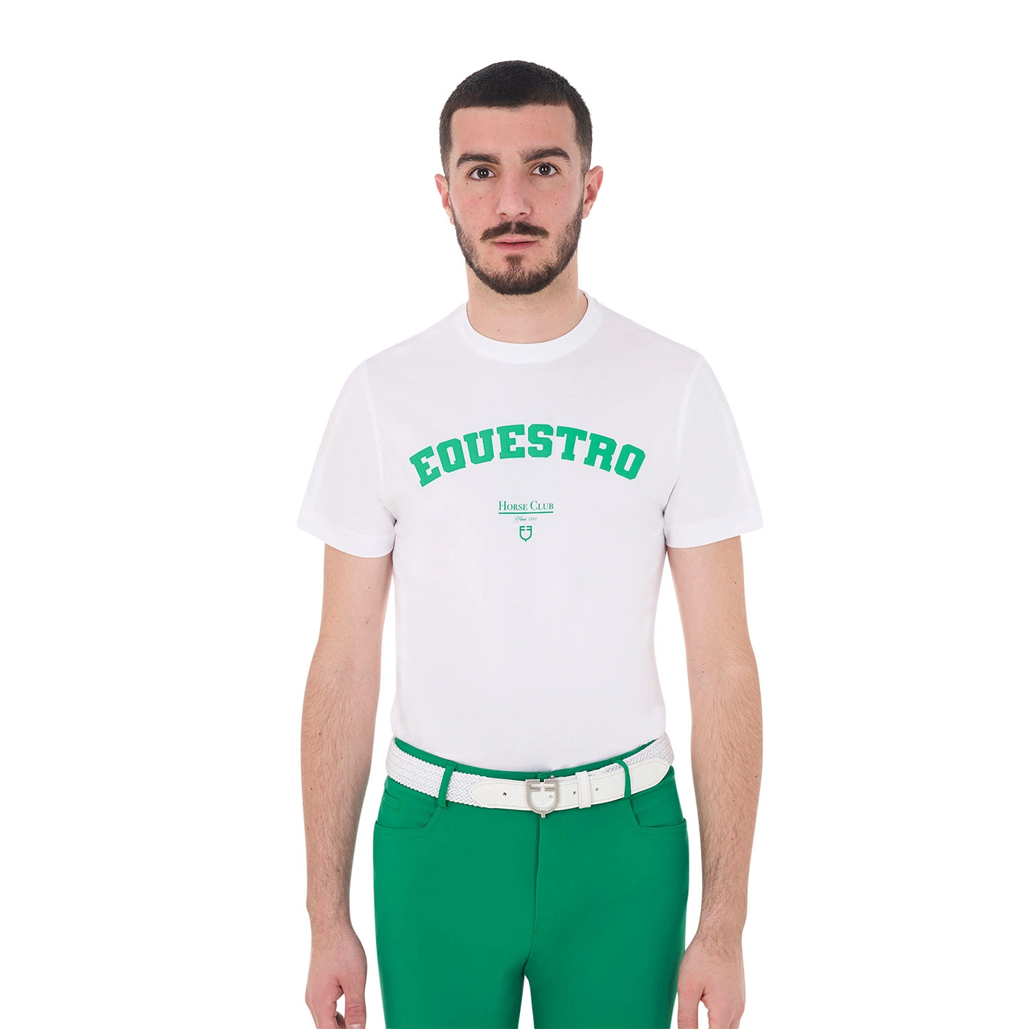 Heren Horse Club katoenen T-shirt