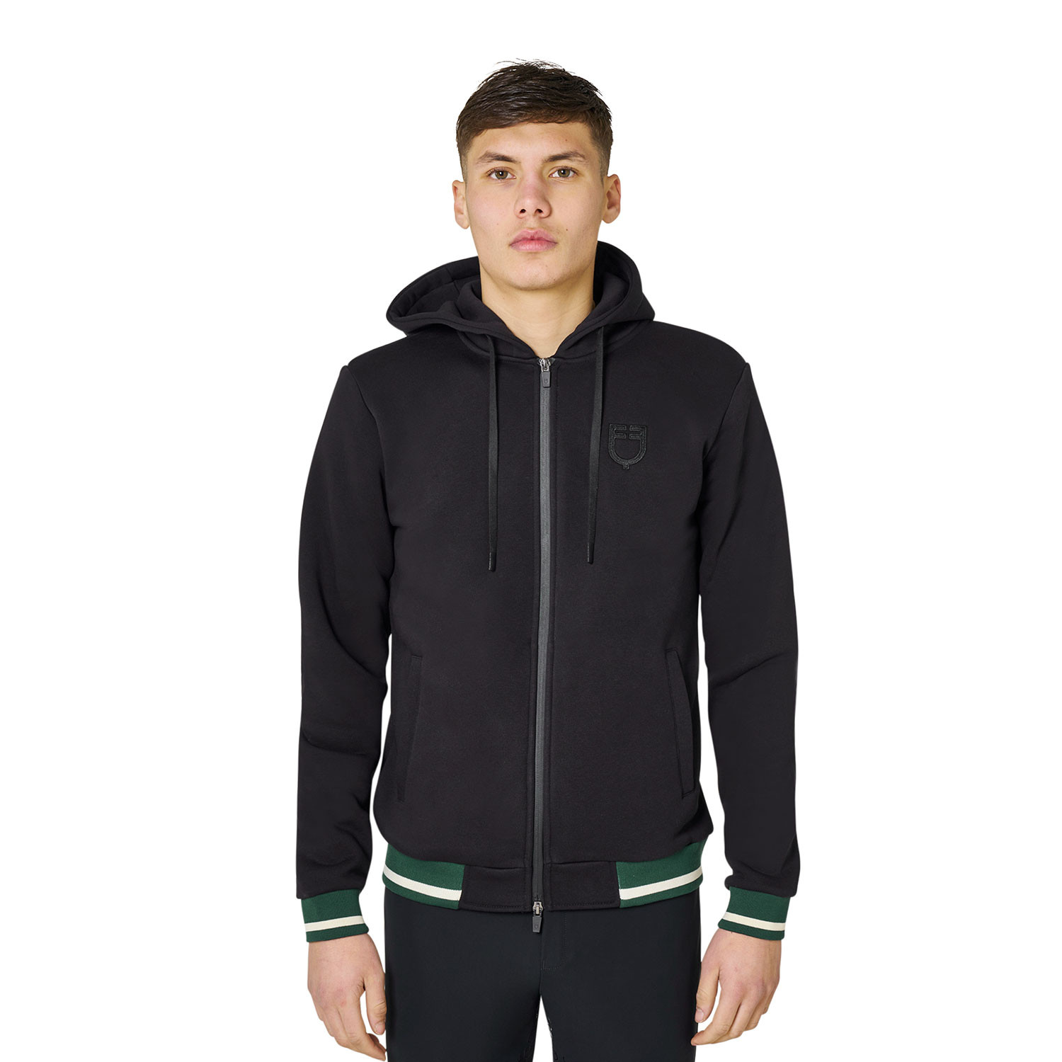 Men's hoodie with front zipper