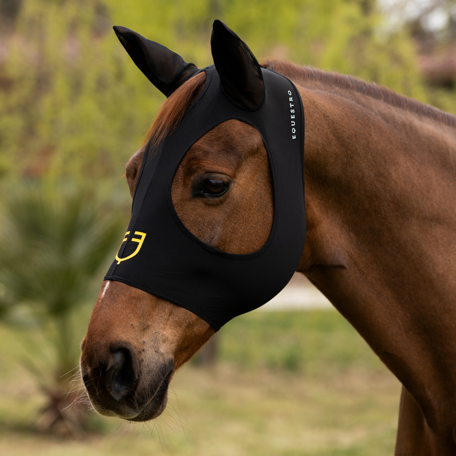 Elastická maska Equestro proti hmyzu bez ochrany očí