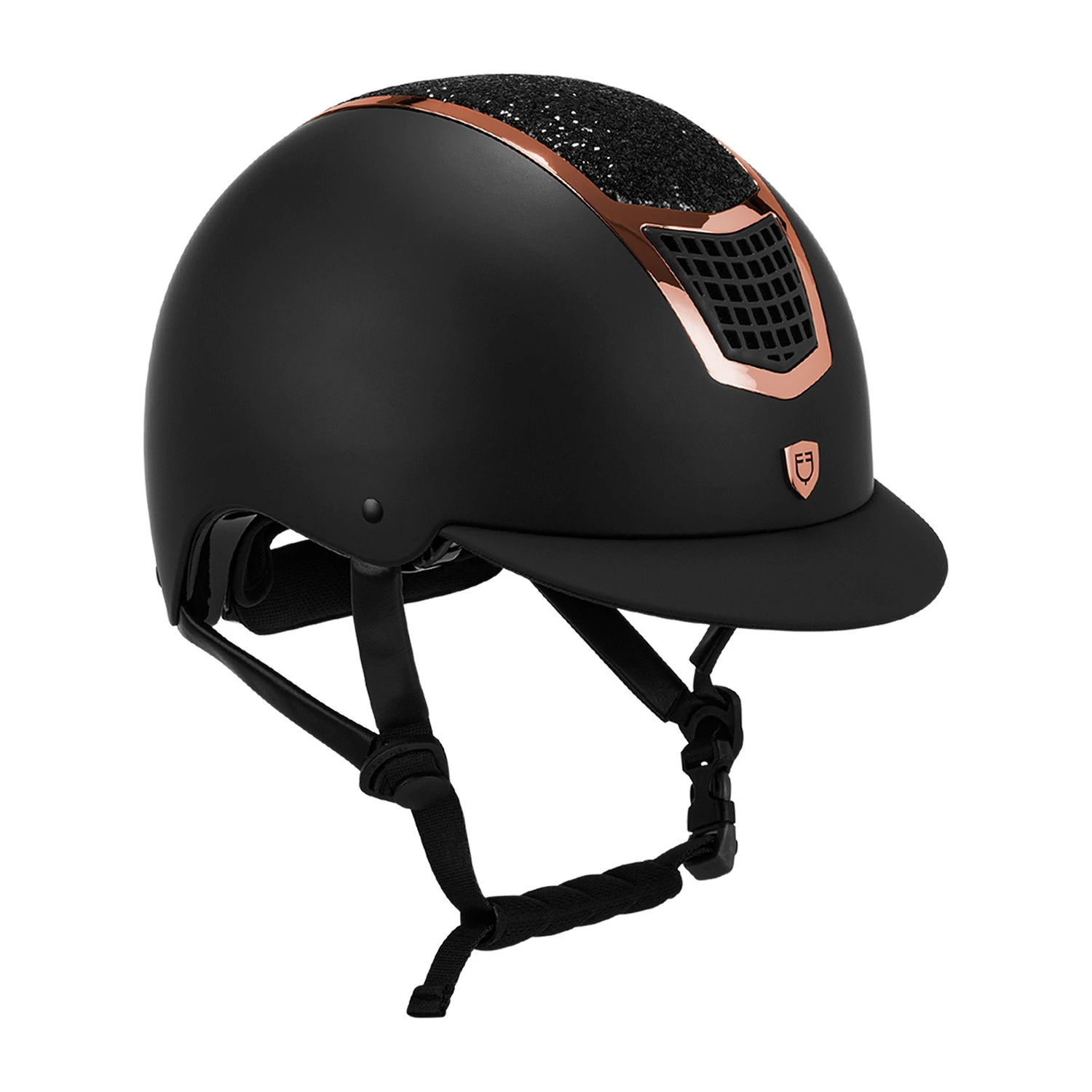 Helm mit Strasssteinen mit EN 1384-2023 Zulassung