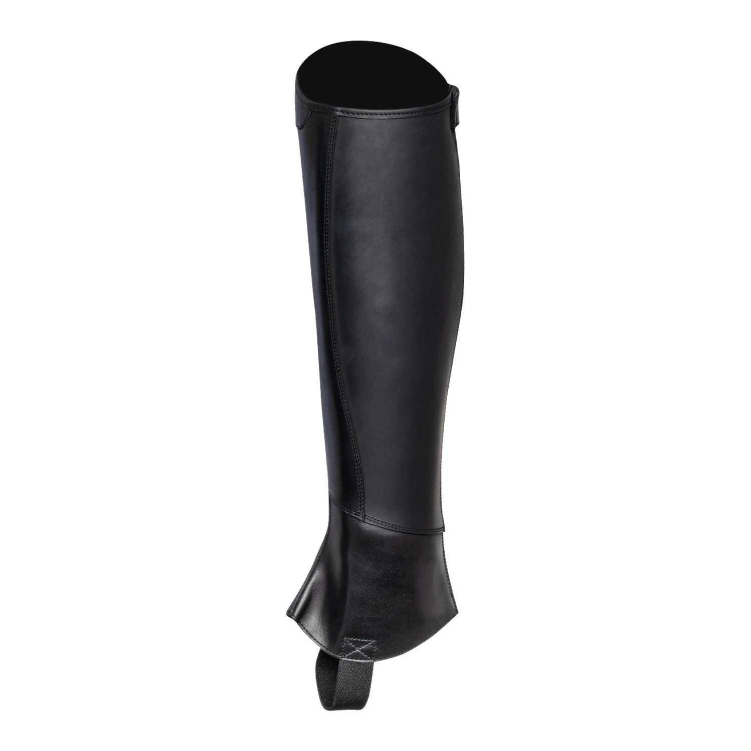 Unisex kožené minichapsy Equestro se zadním zipem