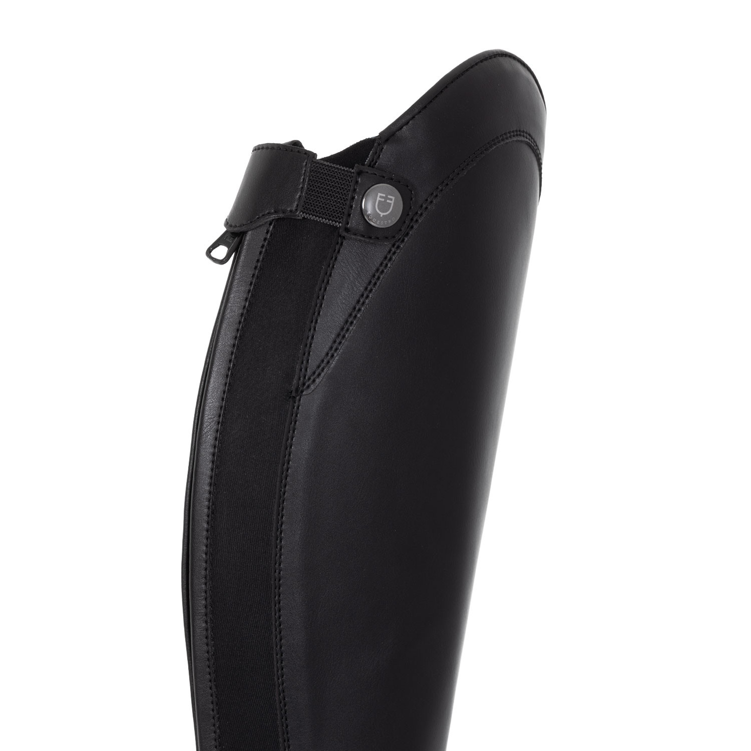 Unisex kožené jezdecké boty Equestro Nemesis se zadním zipem