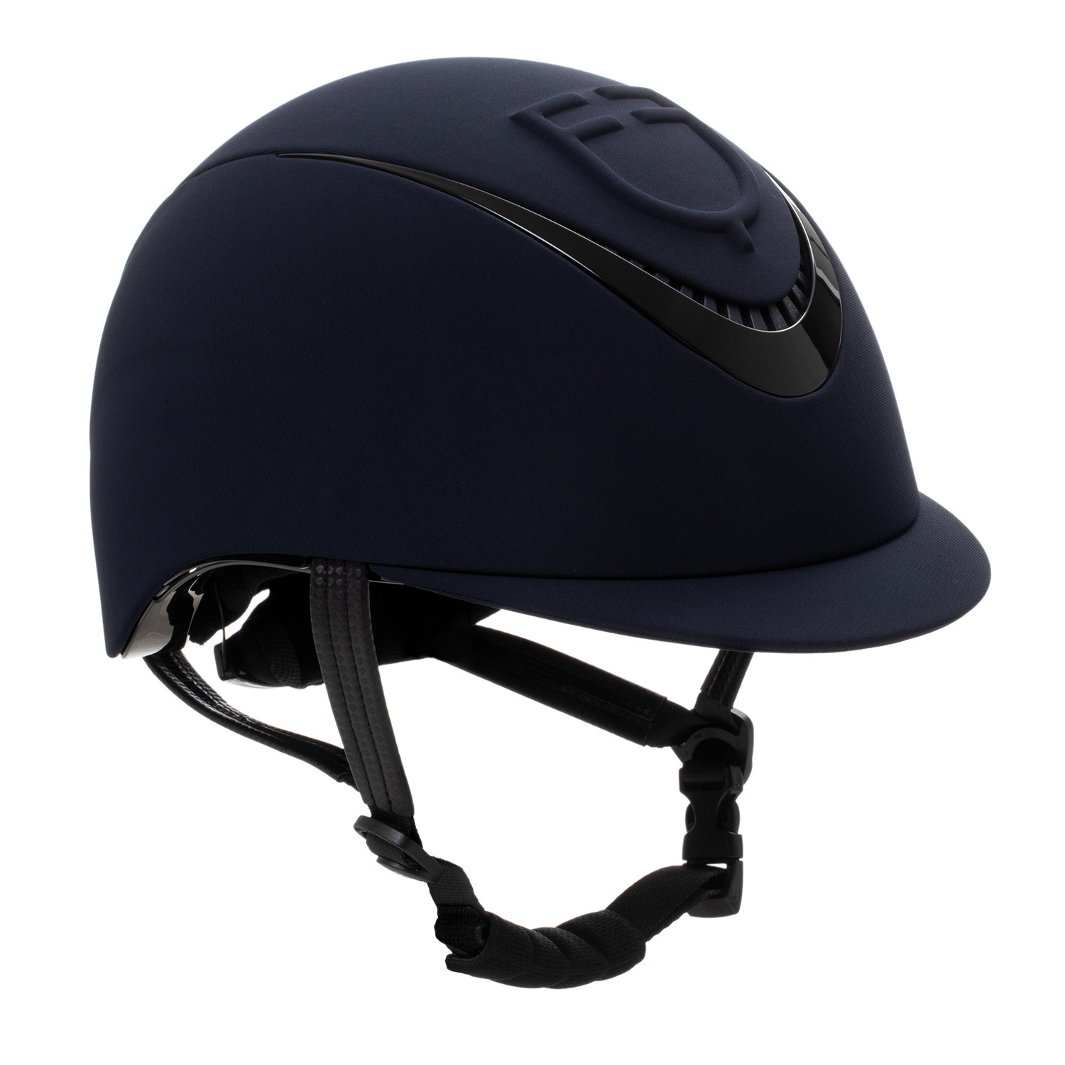 Unisex jezdecká helma Equestro s plastickým logem EN 1384:2023
