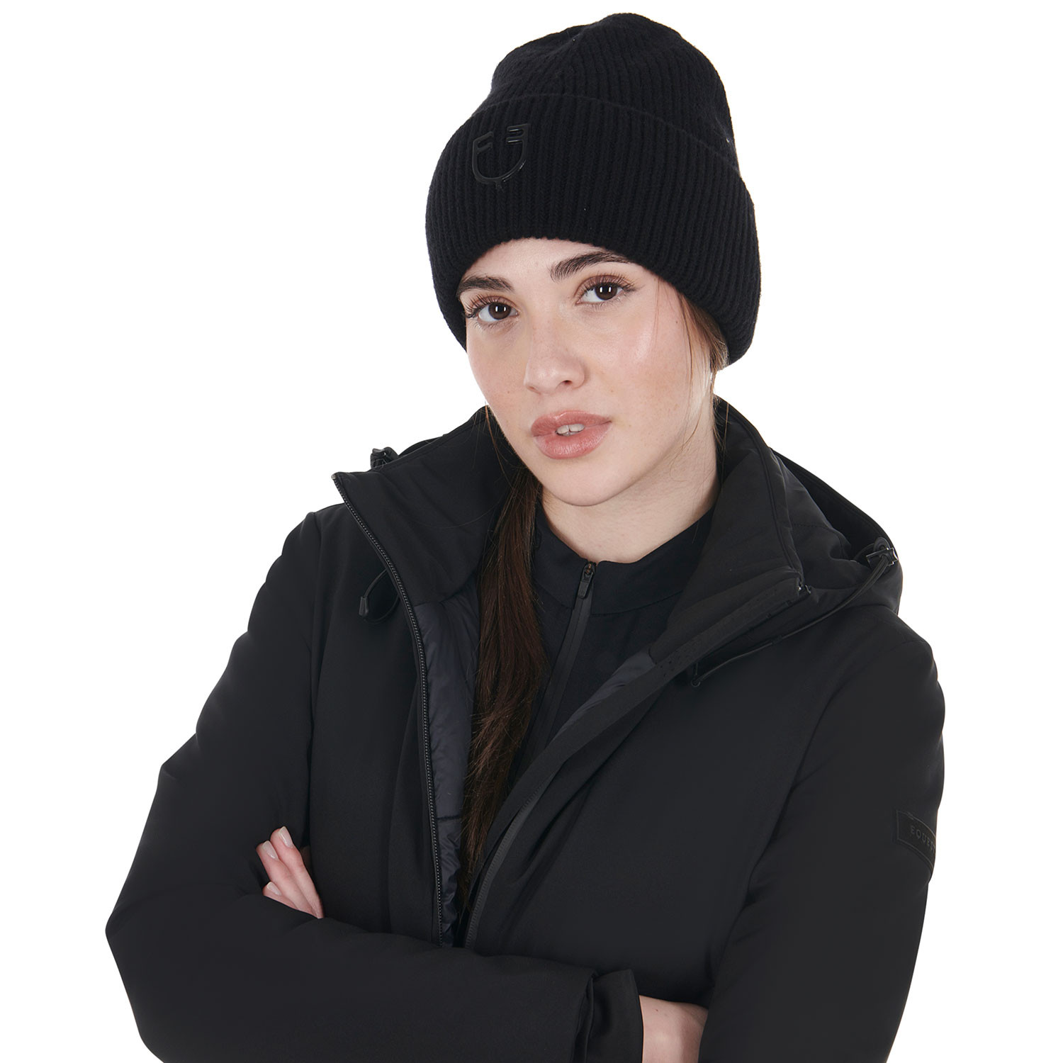 Unisex žebrovaná vlněná čepice Equestro