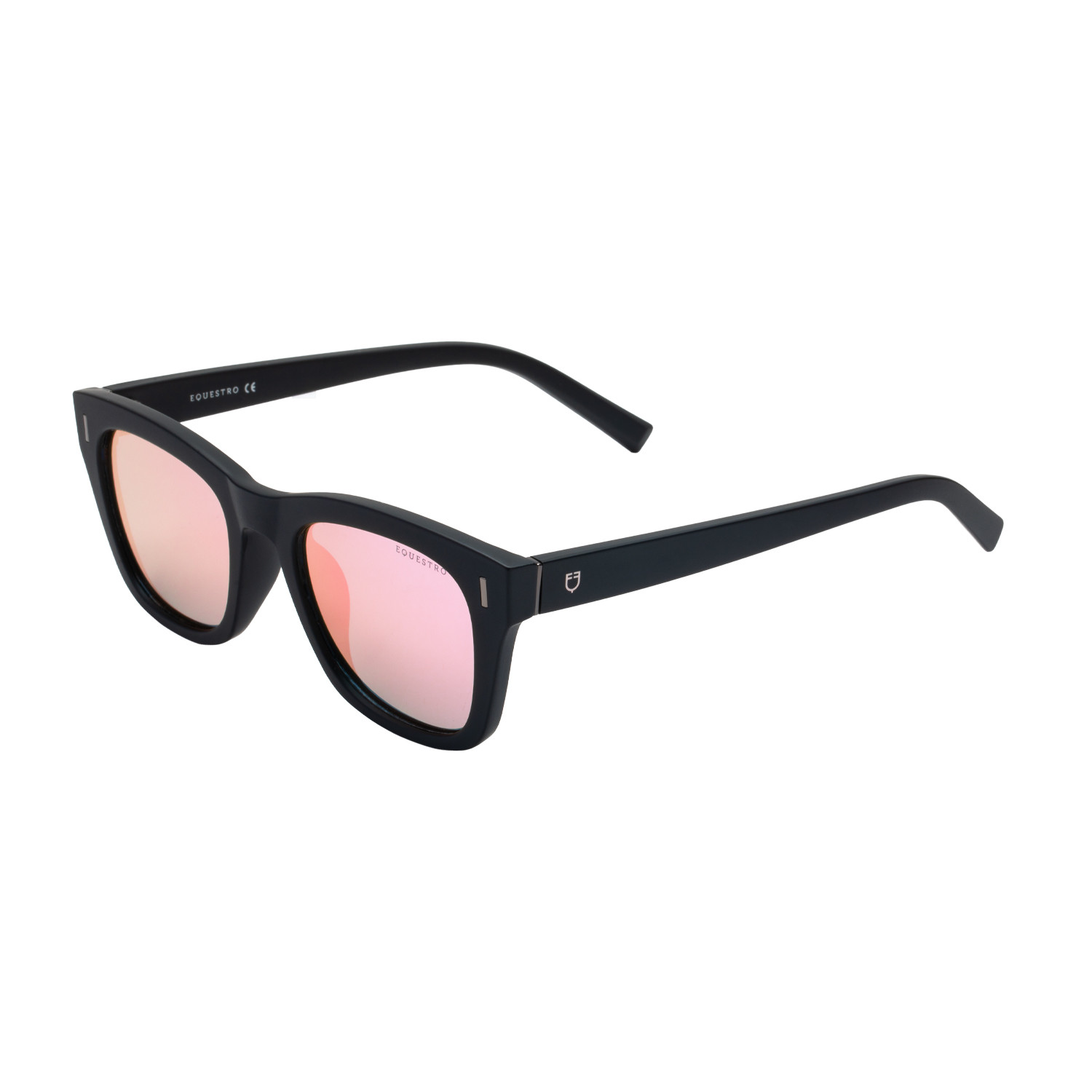 Polarizační sportovní brýle Equestro Solana – provedení BLACK MATT/BLACK – provedení BLACK MATT/PINK REVO