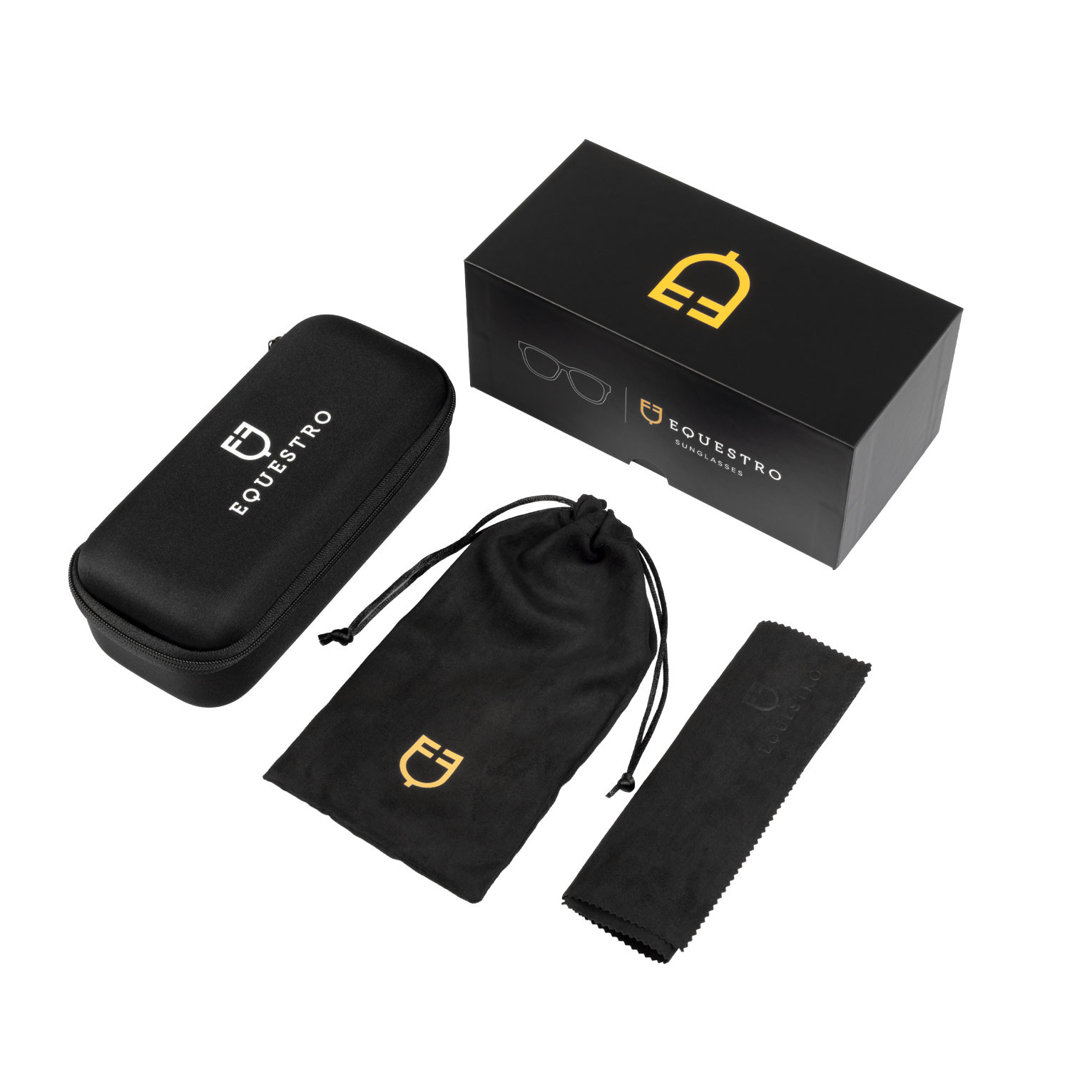 Polarizační sportovní brýle Equestro Solana – provedení BLACK MATT/BLACK – provedení BLACK MATT/PINK REVO