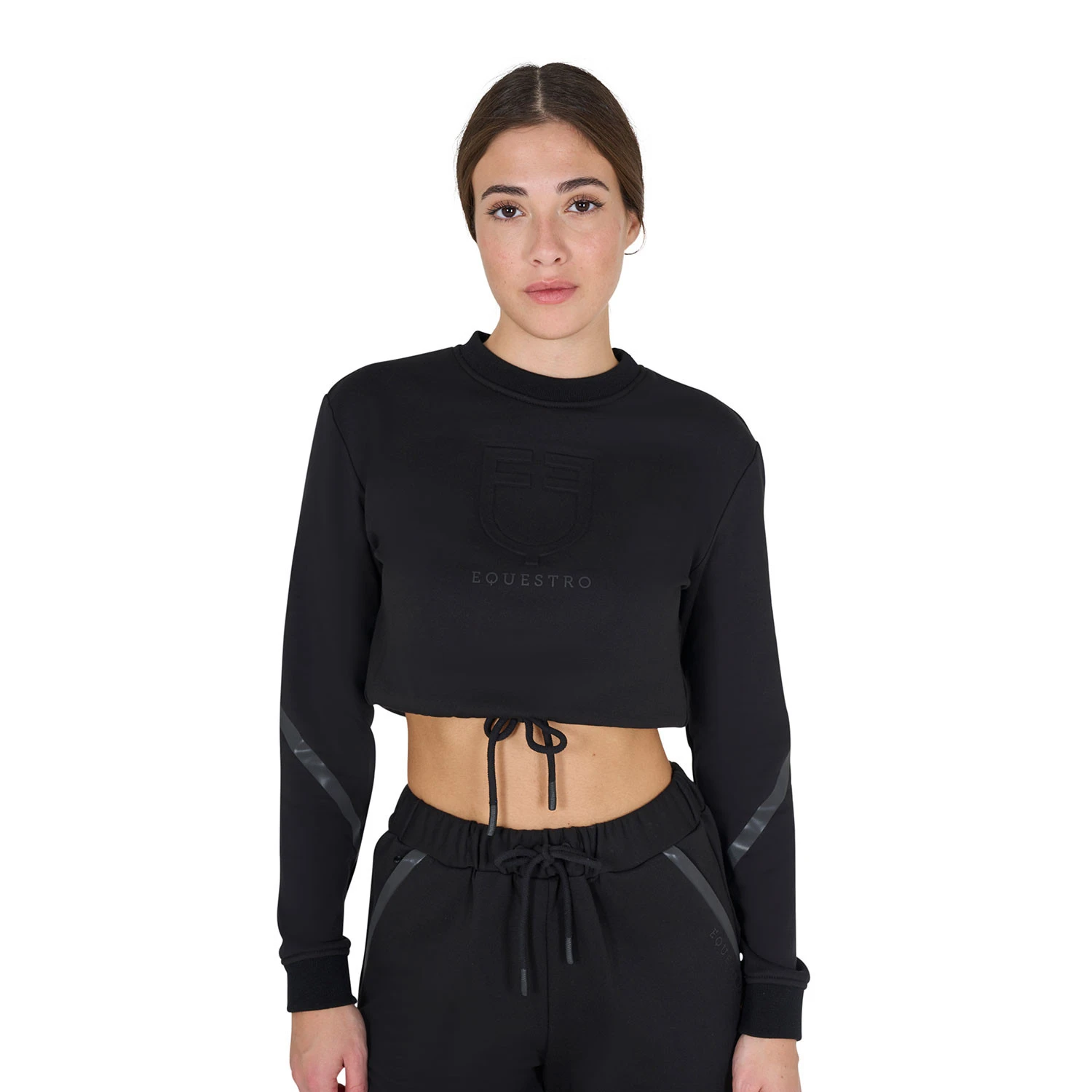 Damen-Cropped-Crewneck-Sweatshirt