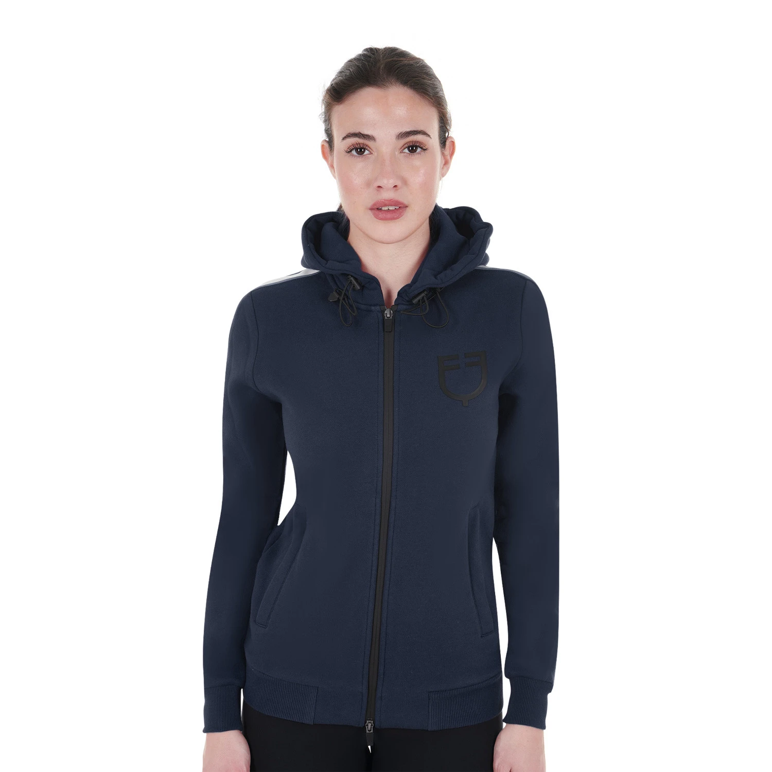 Damen-Kapuzenpullover mit Frontreißverschluss