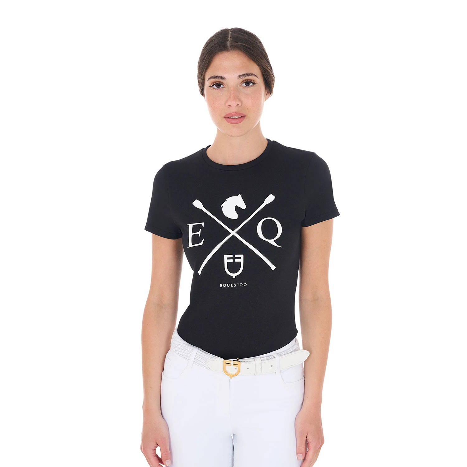 Dames EQ katoenen T-shirt