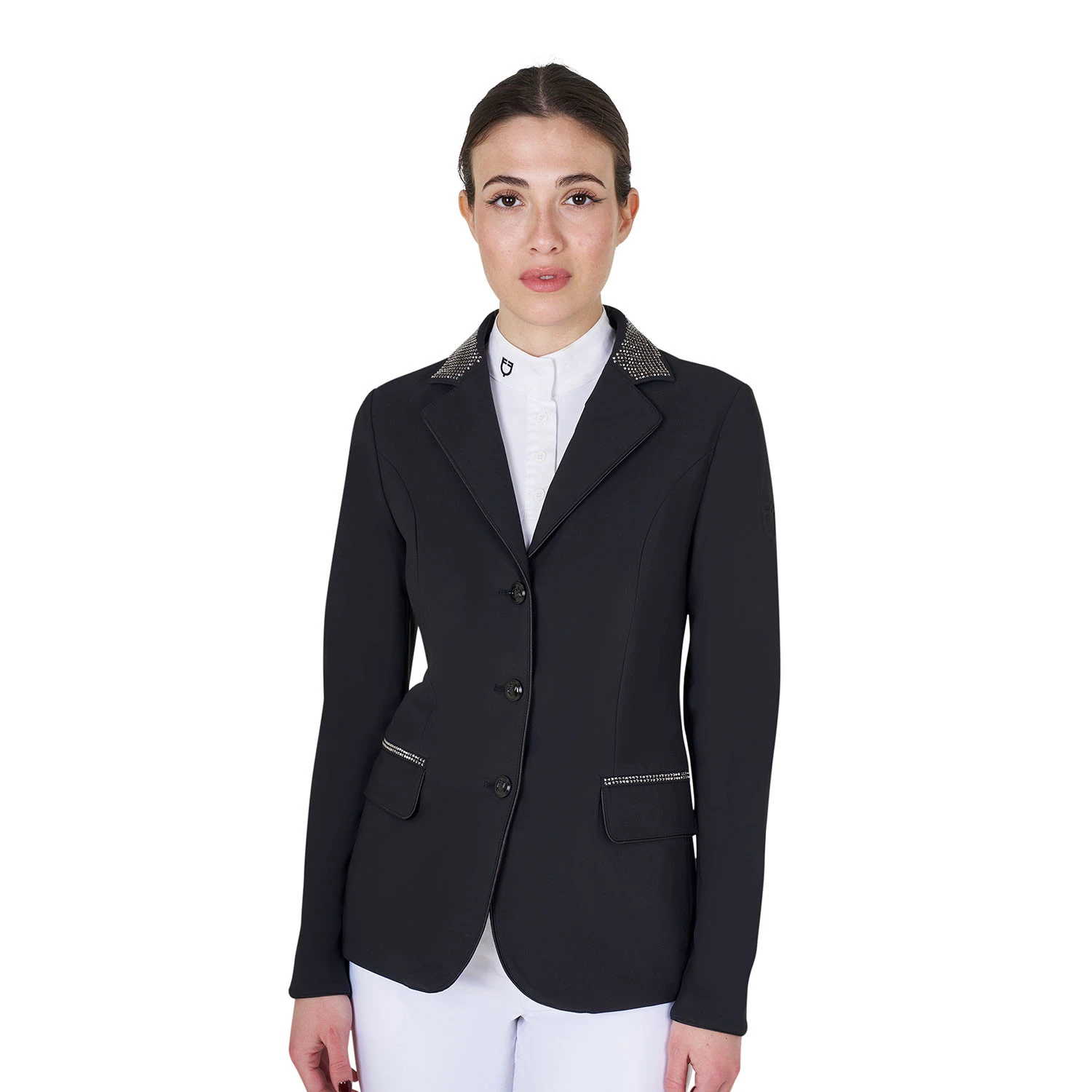 Dames Black Label Collectie Competitie Strass Rijjas