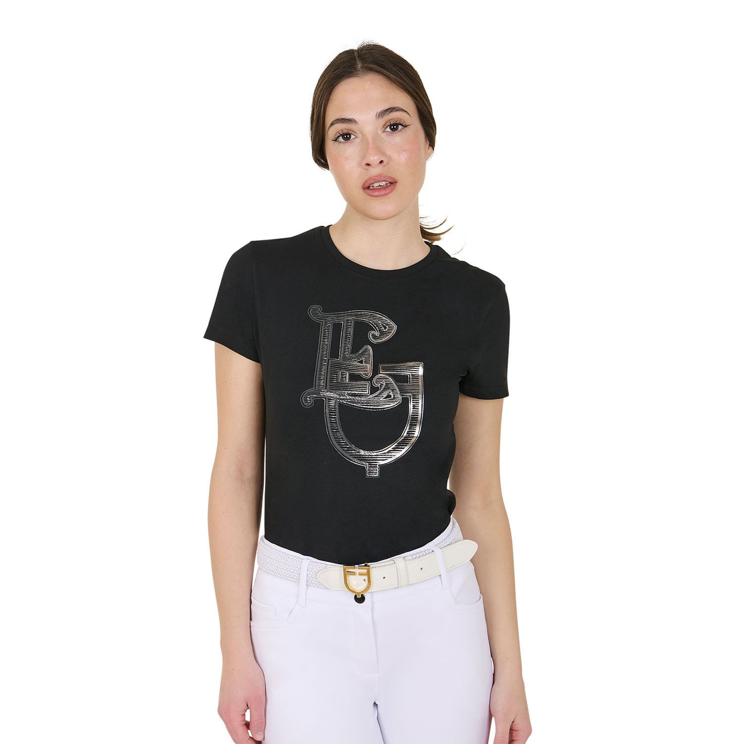 Women's Lamina Monogram cotton T-shirt