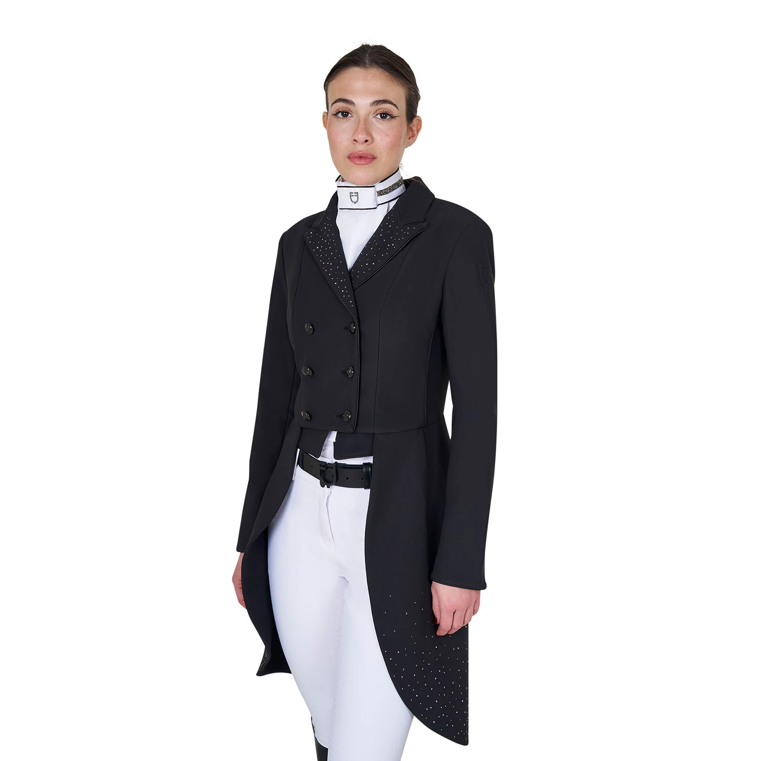 Damen Black Label Collection Competition Strass Rain Frack