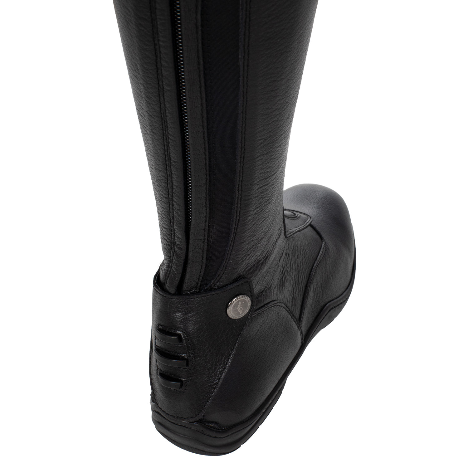 Kožené jezdecké boty Franceschini Perugino Medium Short – šířka lýtka L – šířka lýtka L