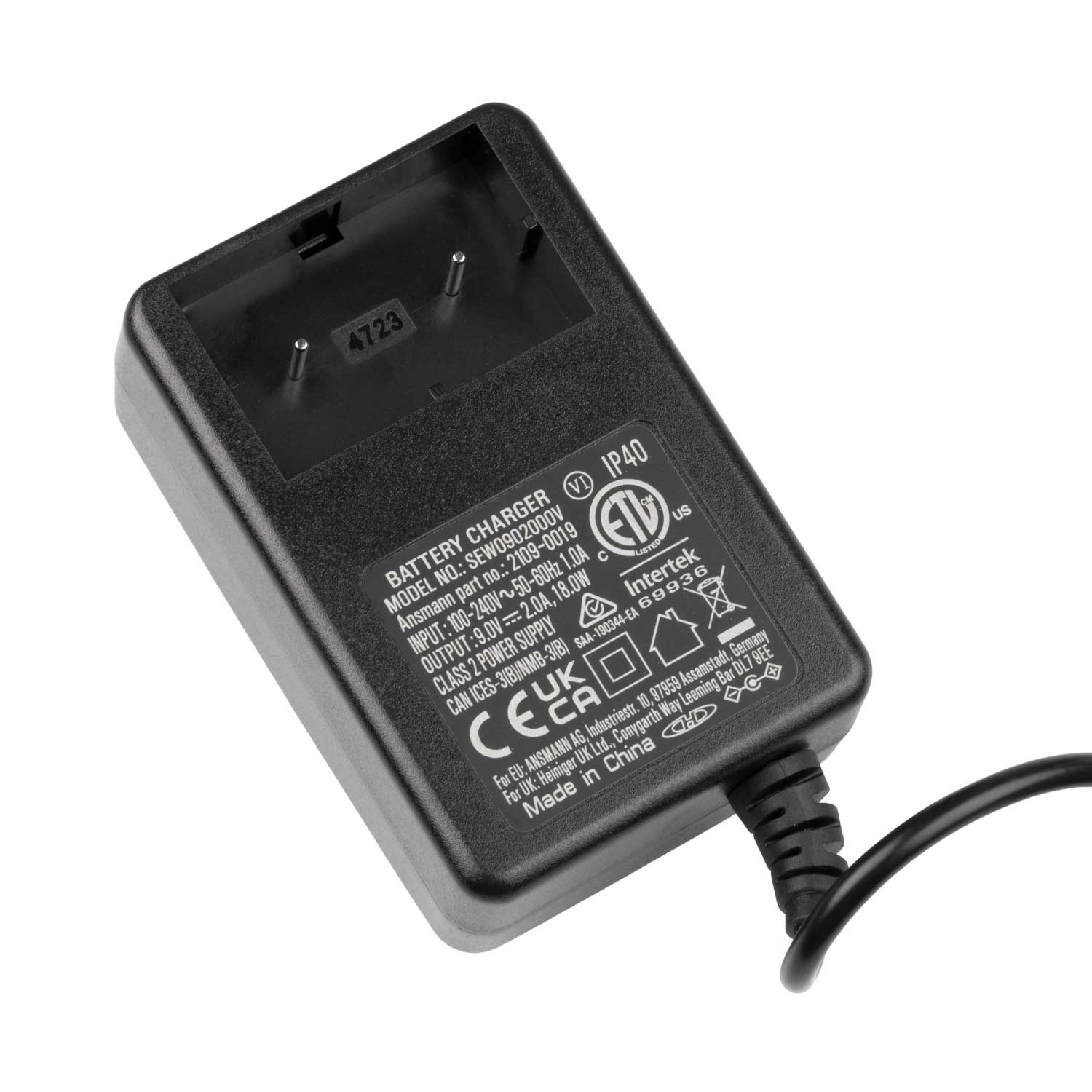 Nabíječka Heiniger 110–240 V pro HE707320 a HE707822
