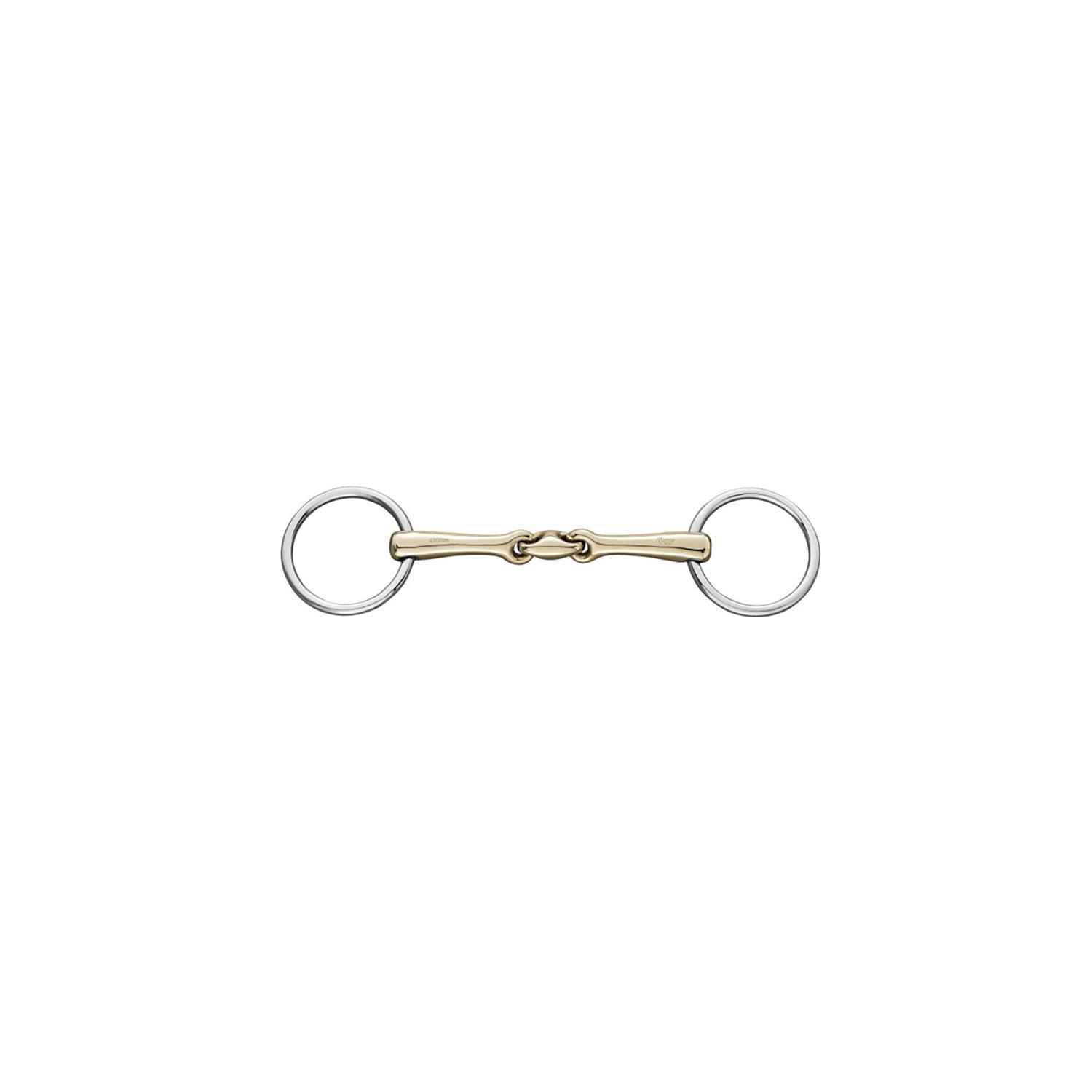 2× lomené stihlové bradoon udidlo Sprenger KK Ultra Sensogan 14 mm