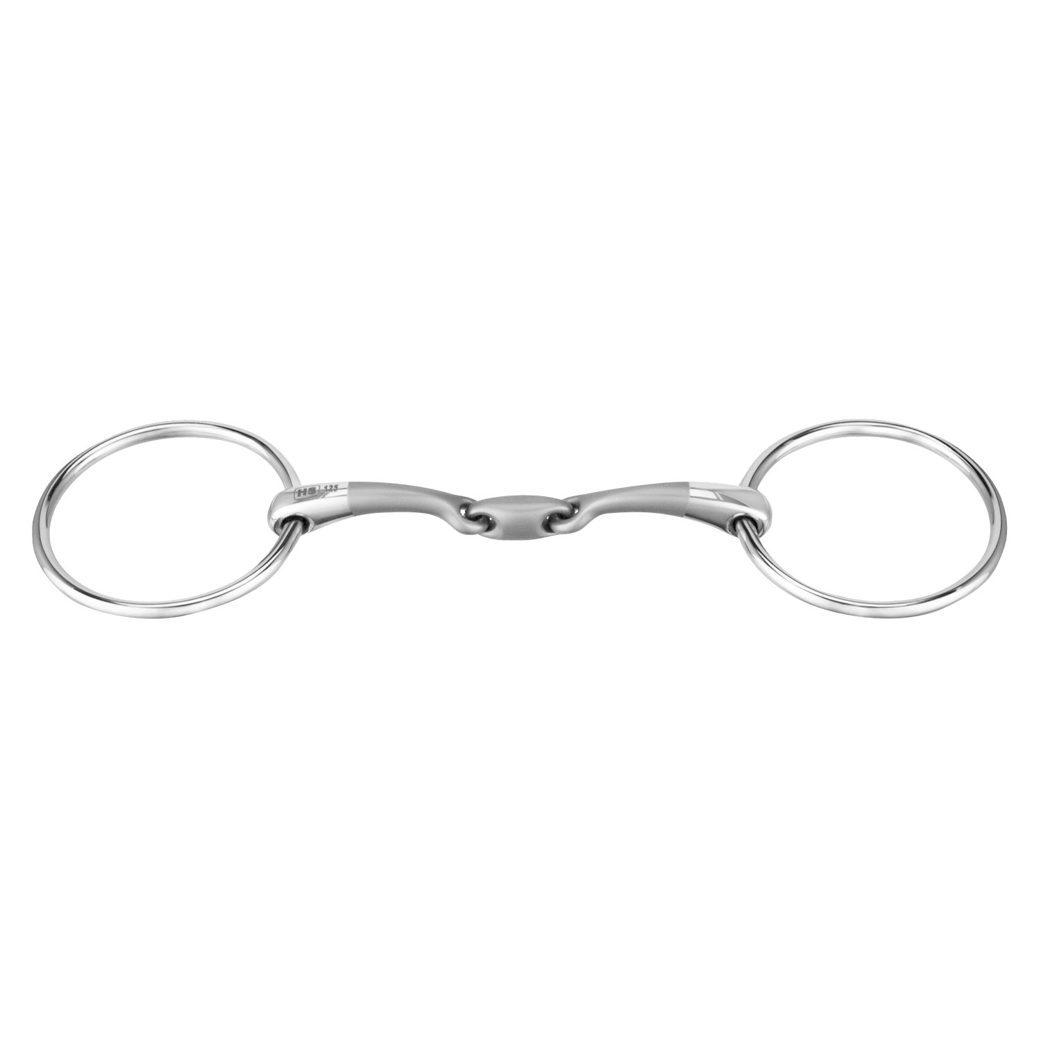 Satinox Loose Ring Snaffle 14 Mm Double Jointed Stainless Steel