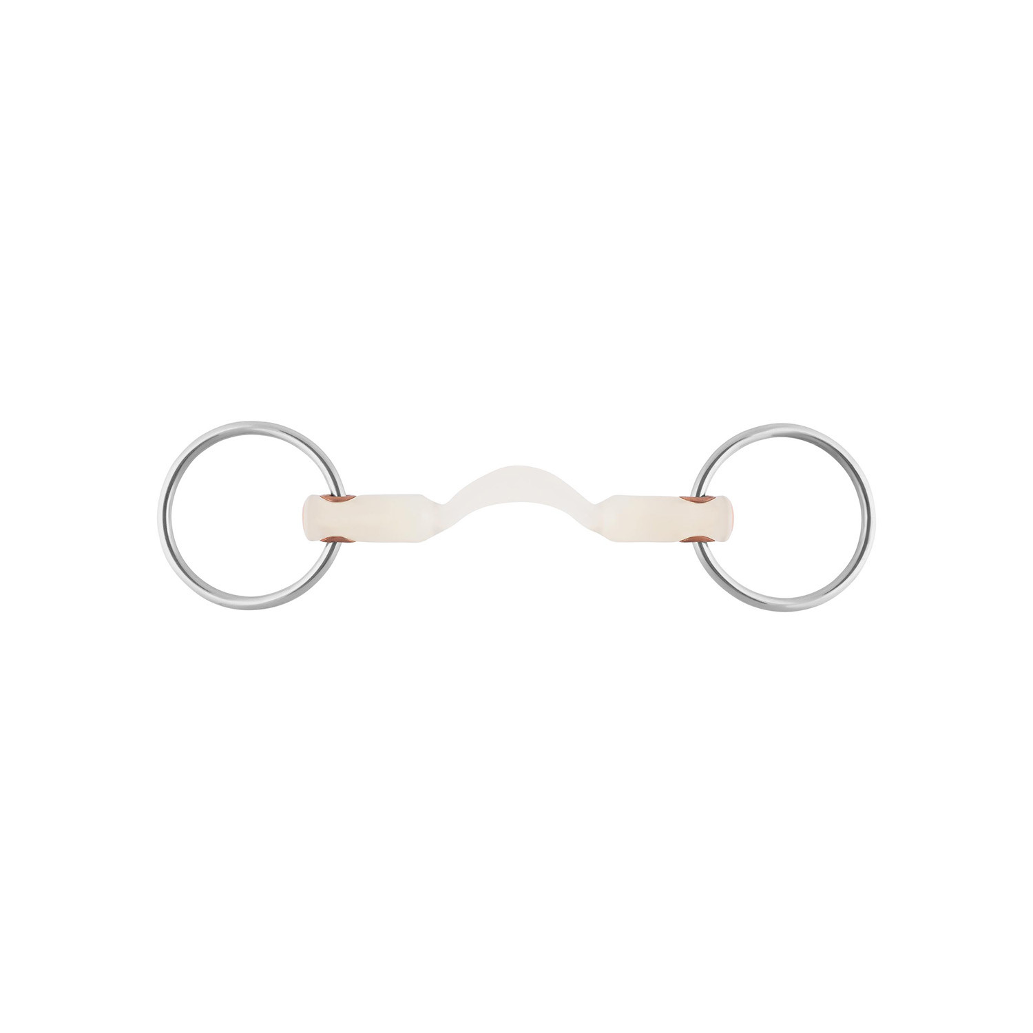 Nathe Mullen Mouth Snaffle. Standard 20mm Width. 70mm Ring Width. With Port