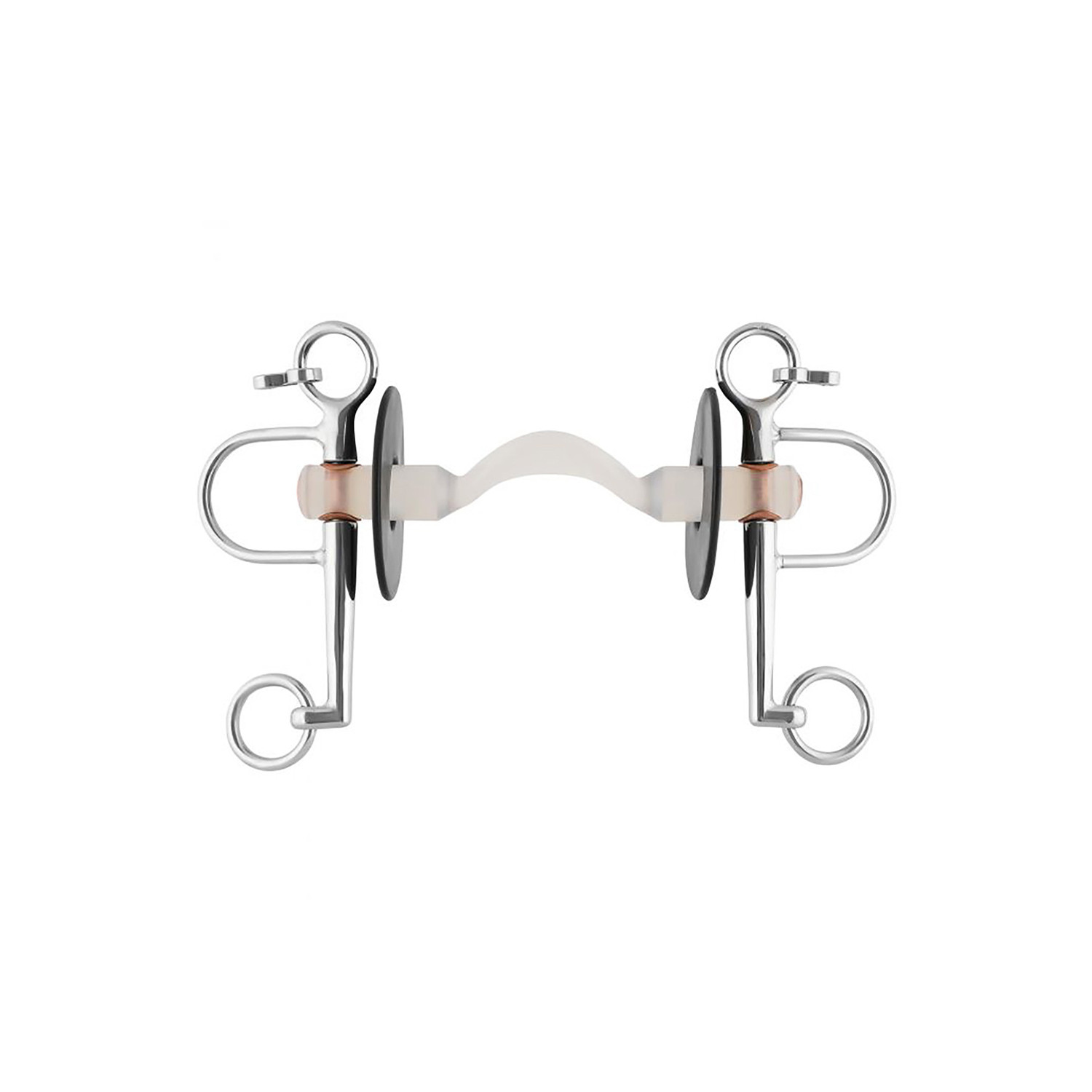 Nathe Pelham 20mm With Hard Mullen Mouth With Port And Short Cheeks