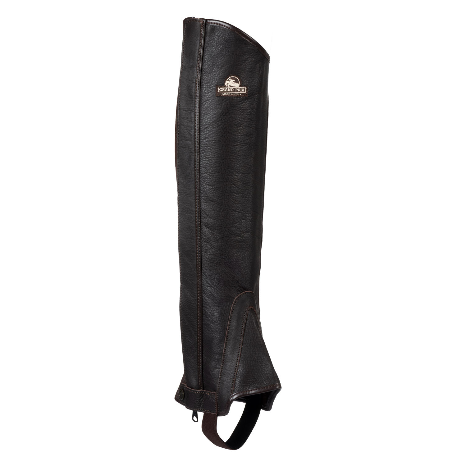 Kožené minichapsy Acavallo GP Smooth – šířka lýtka 11" (28 cm), výška 14" (35 cm) – šířka lýtka 11" (28 cm), výška 14" (35 cm)