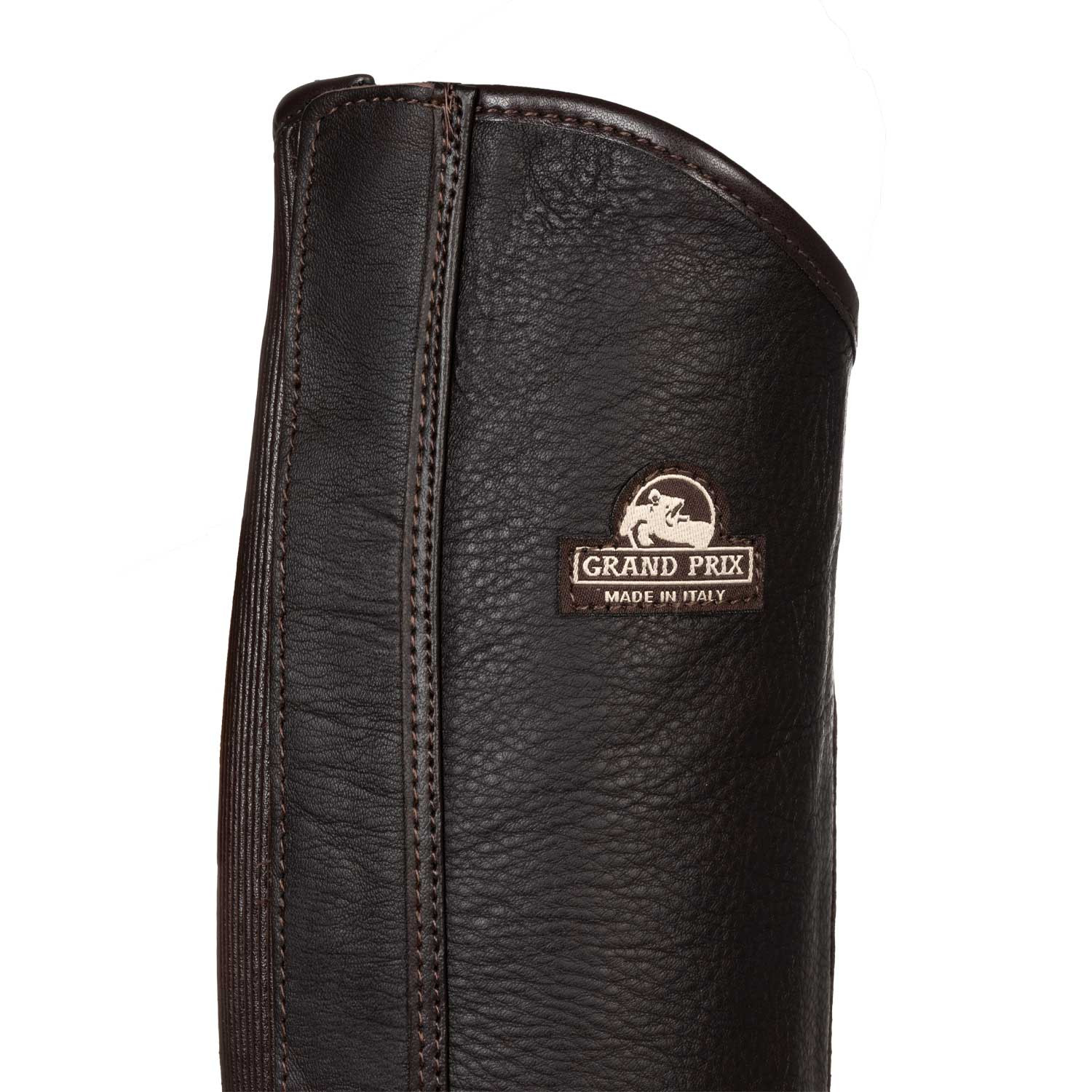 Kožené minichapsy Acavallo GP Smooth – šířka lýtka 11" (28 cm), výška 14" (35 cm) – šířka lýtka 11" (28 cm), výška 14" (35 cm)
