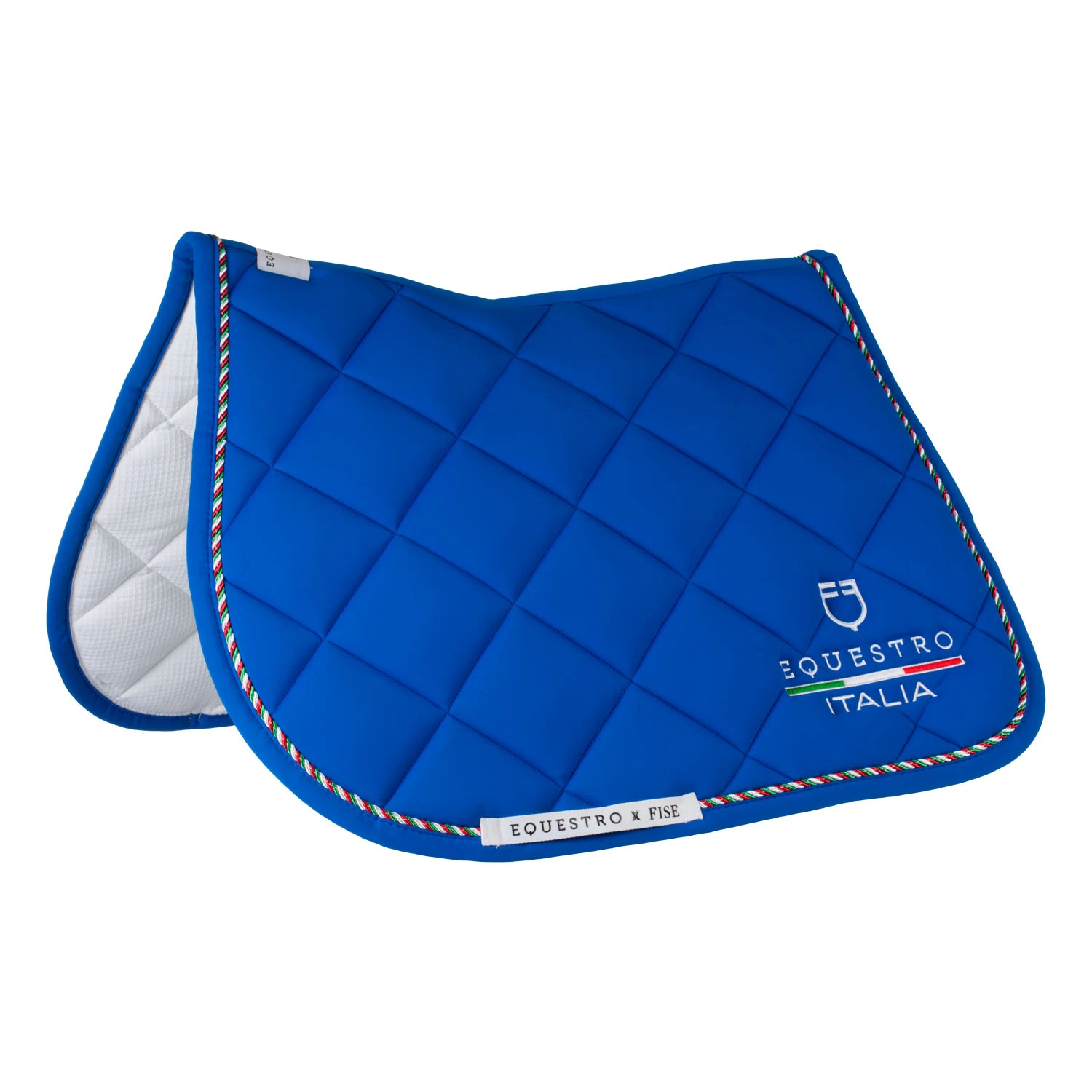 Springschabracke mit italienischer Flaggenbiese Equestro x FISE