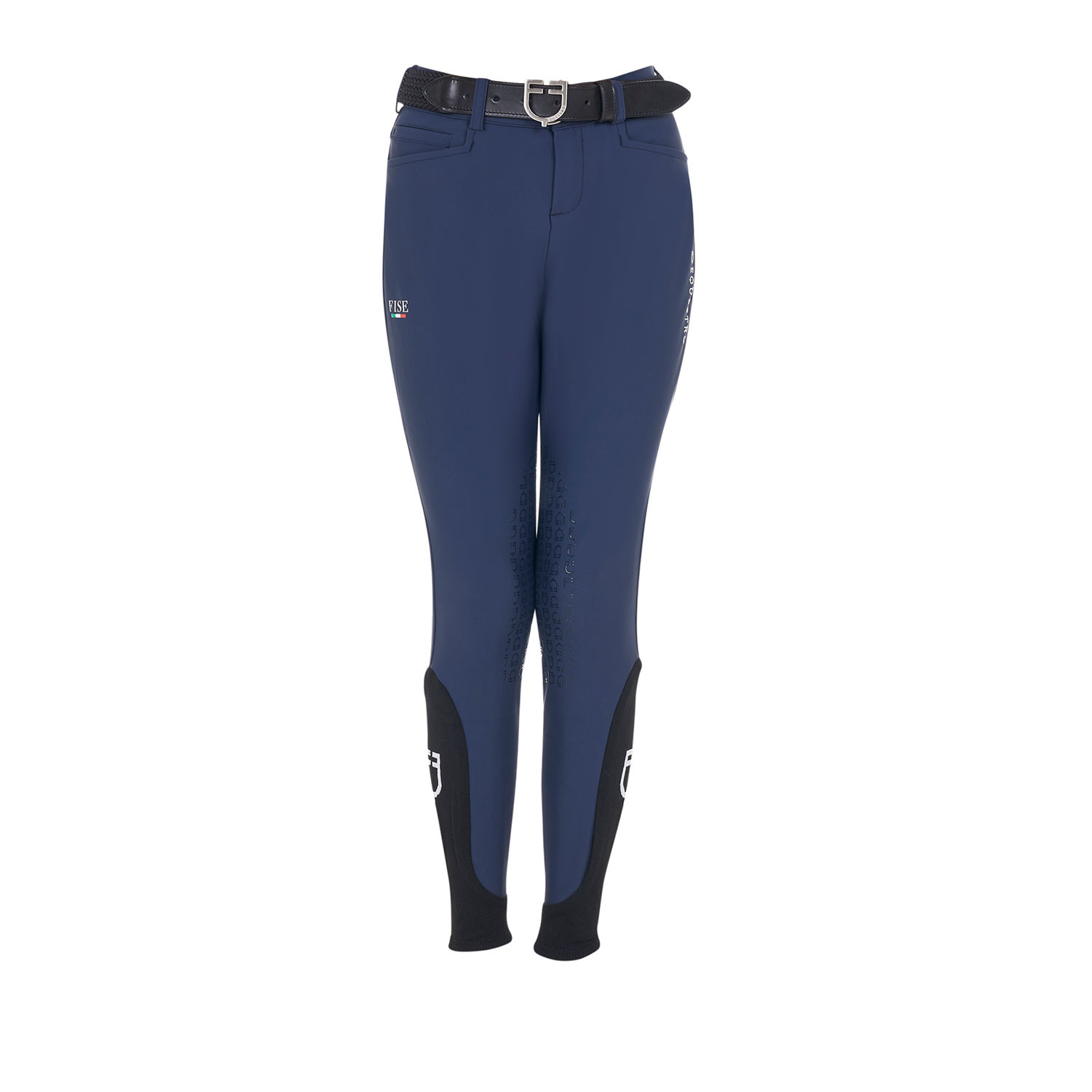 Dětské unisex jezdecké rajtky Equestro X FISE s kolenním gripem