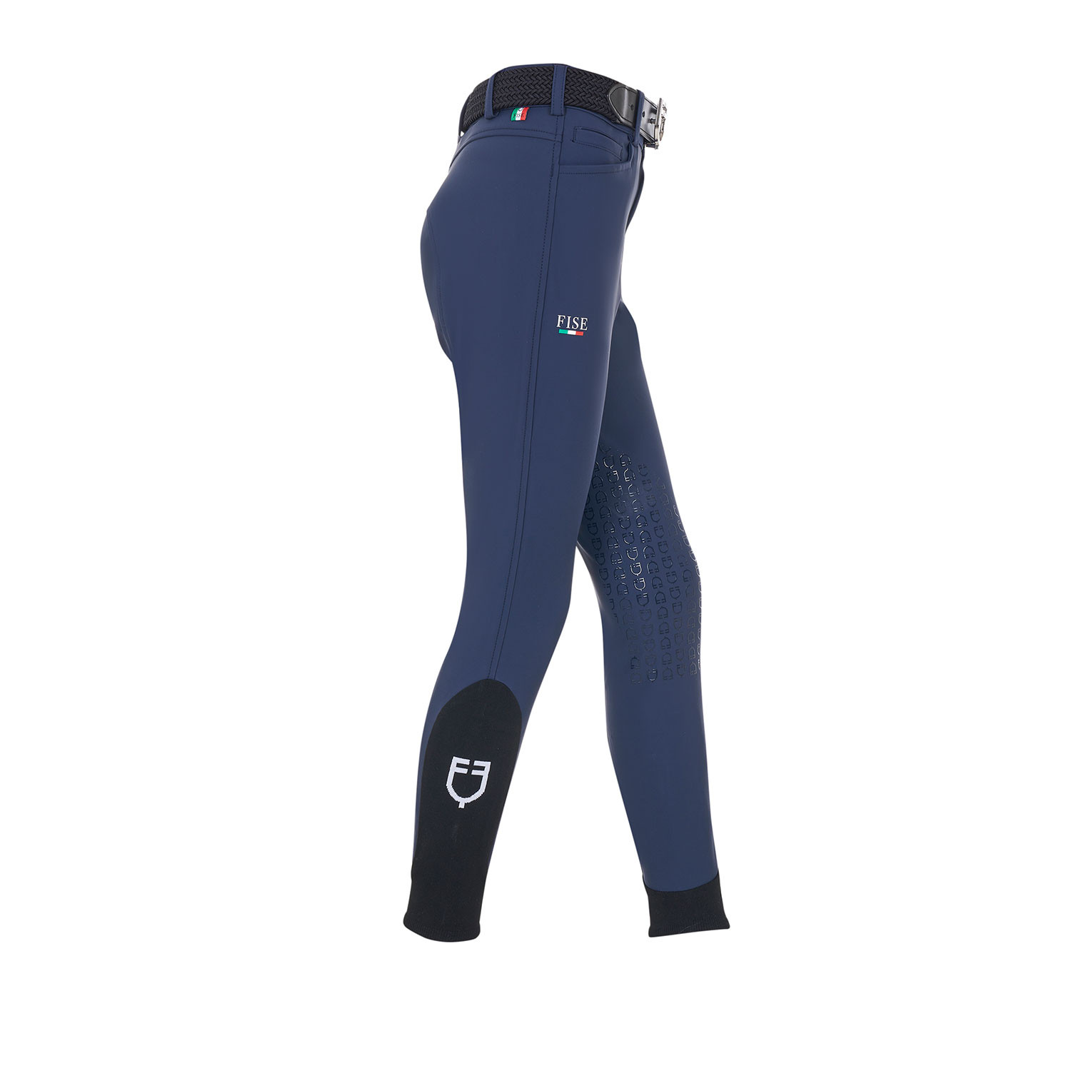 Dětské unisex jezdecké rajtky Equestro X FISE s kolenním gripem