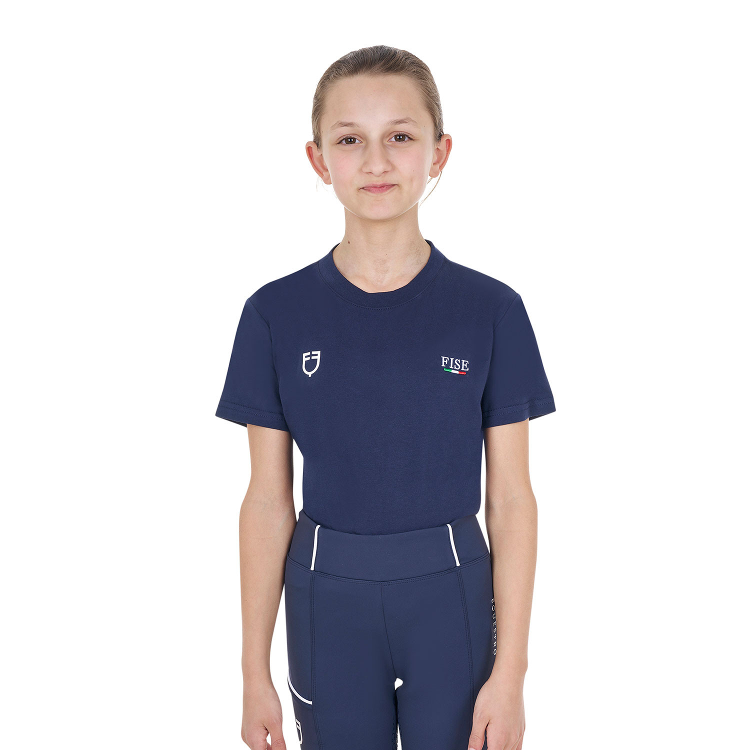 Dětské unisex slim fit tričko Equestro X FISE