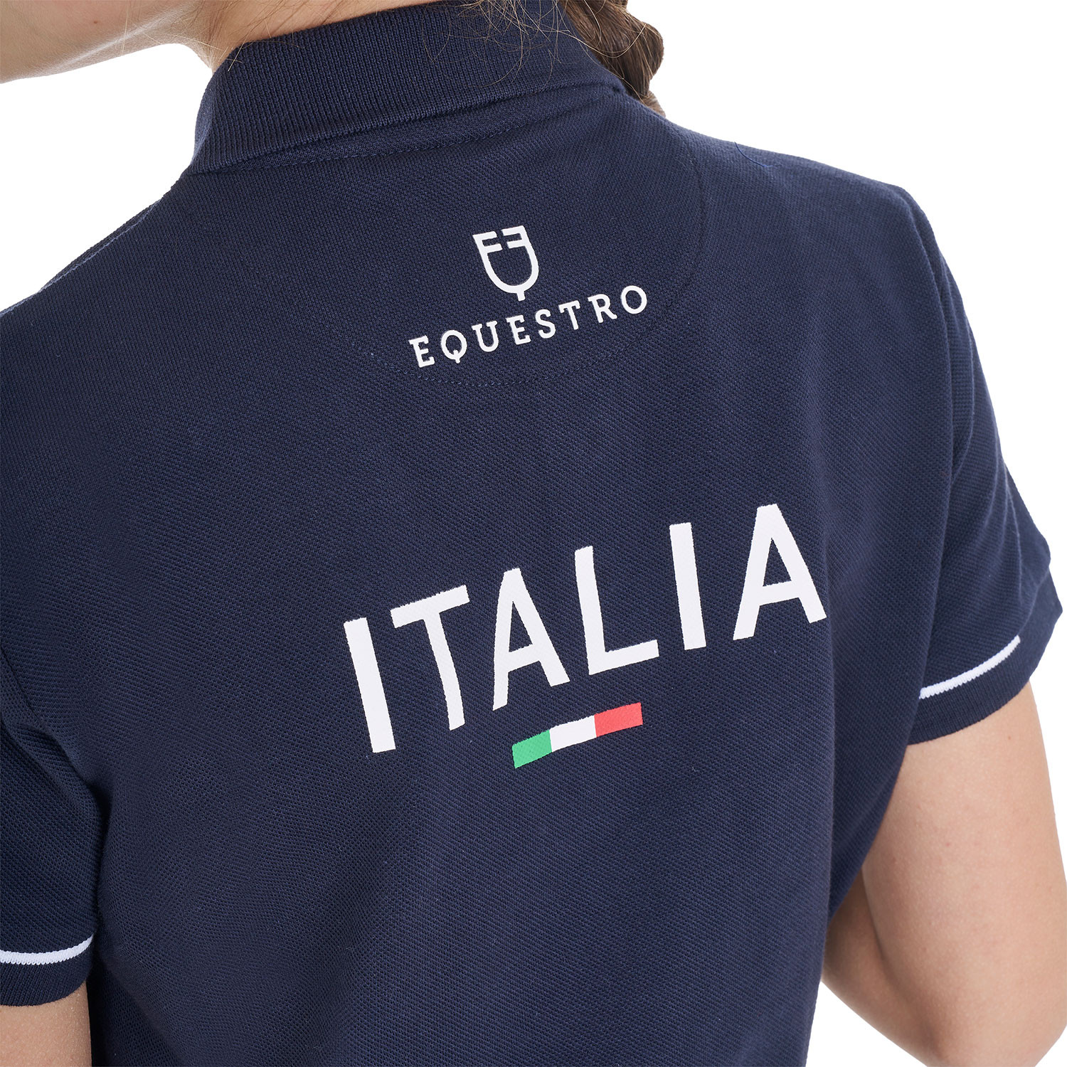 Dětské unisex technické polo Equestro X FISE