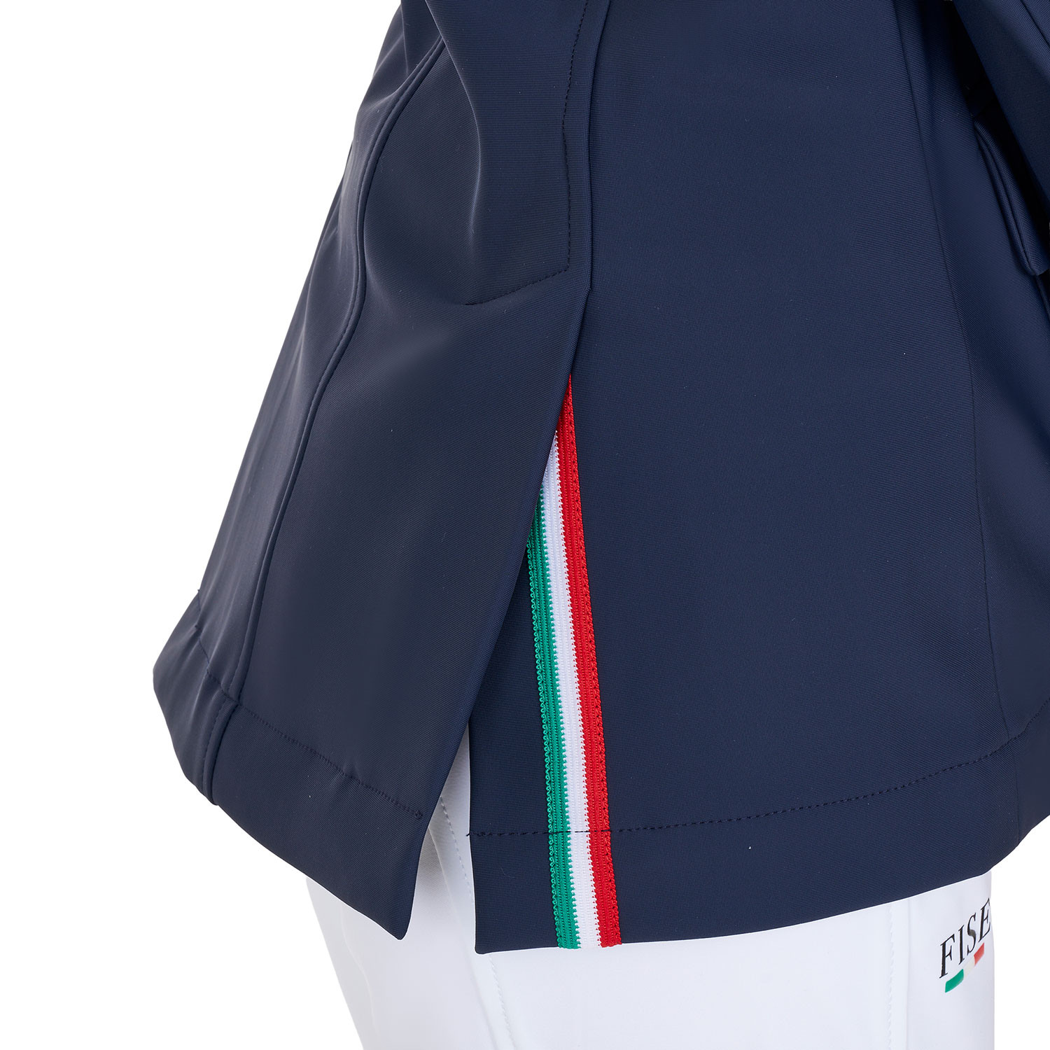 Dětské unisex závodní sako Equestro X FISE se třemi knoflíky