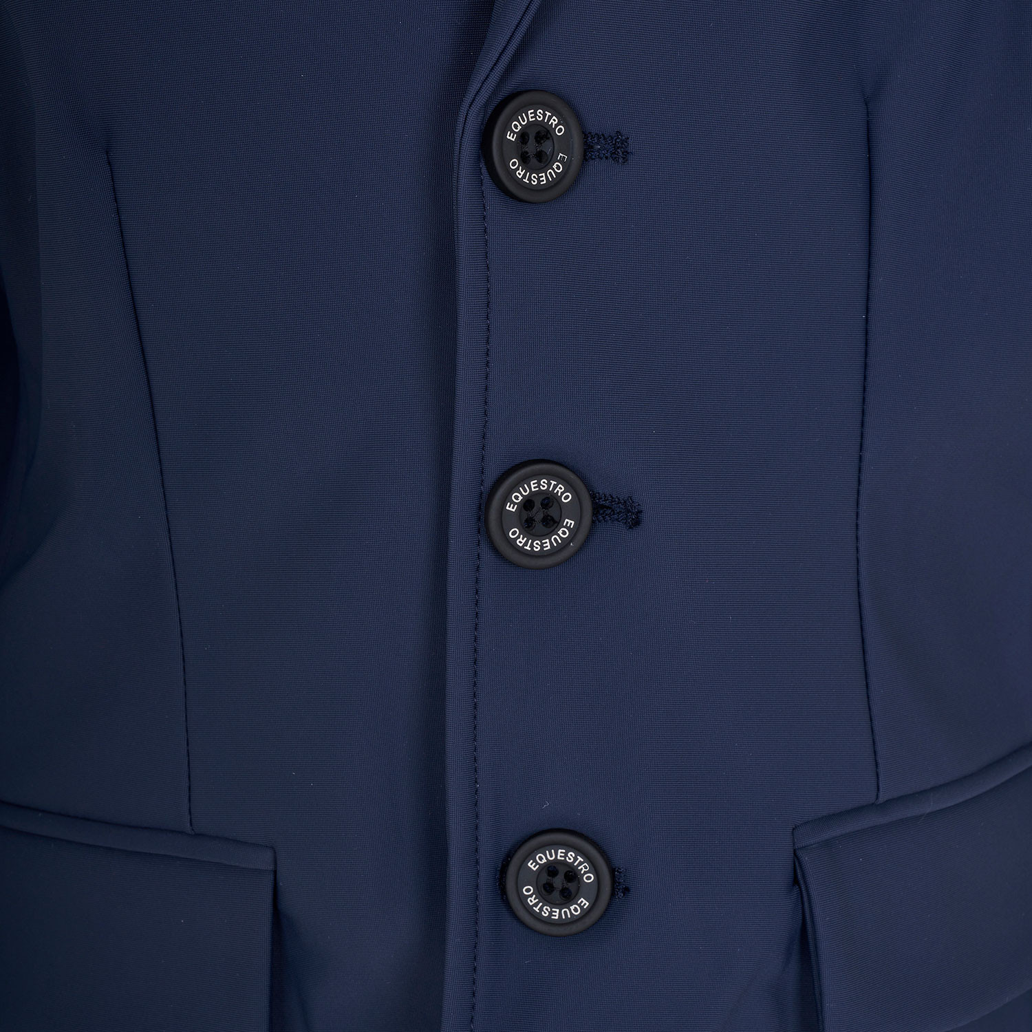 Dětské unisex závodní sako Equestro X FISE se třemi knoflíky