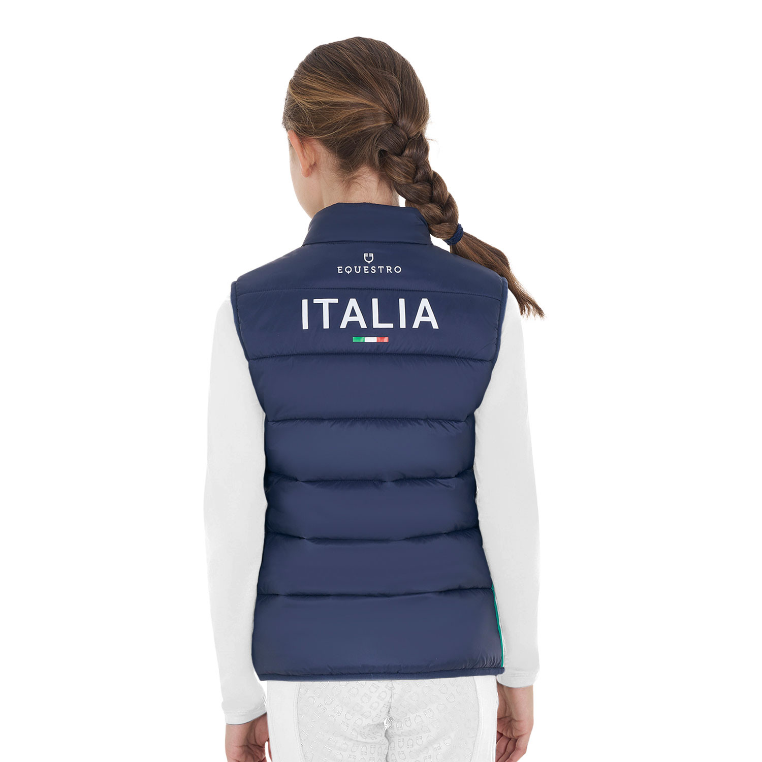 Dětská unisex slim fit vesta Equestro X FISE