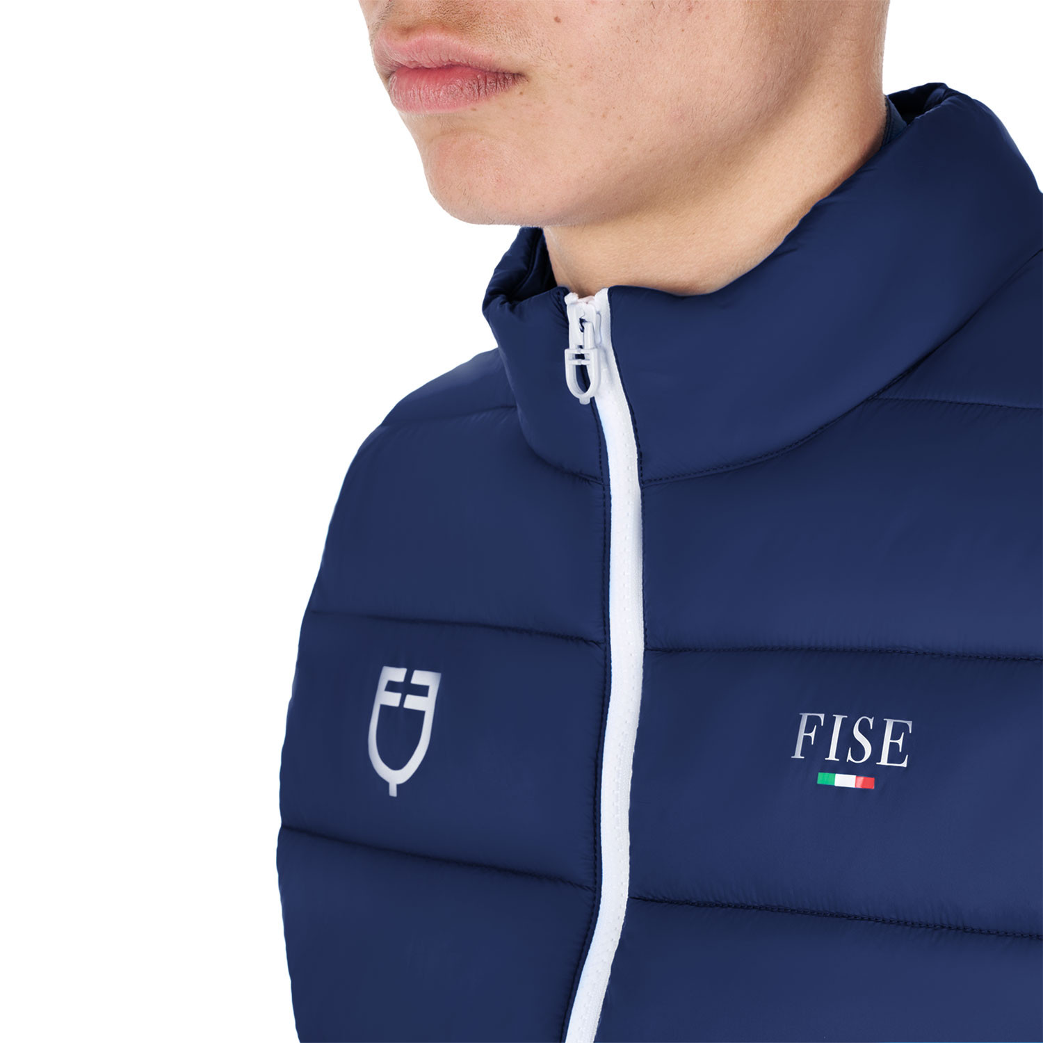 Pánská slim fit vesta Equestro X FISE