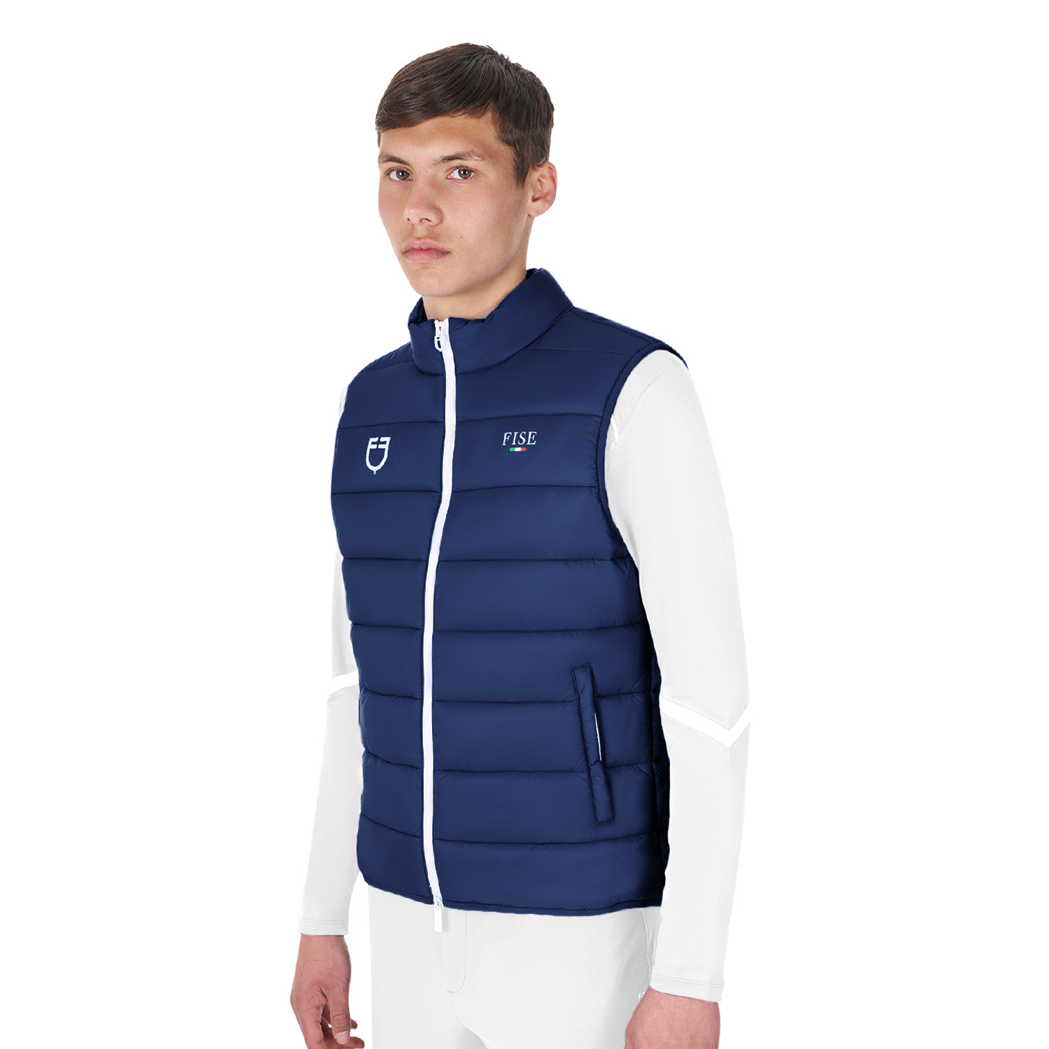 Pánská slim fit vesta Equestro X FISE