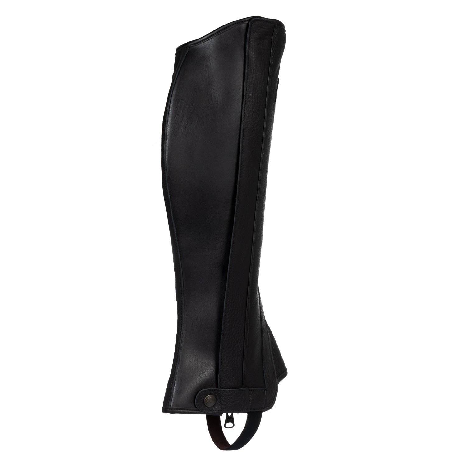 Kožené pružné minichapsy Acavallo GP – šířka lýtka 12" (30 cm), výška 16" (41 cm) – šířka lýtka 12" (30 cm), výška 17" (44 cm)