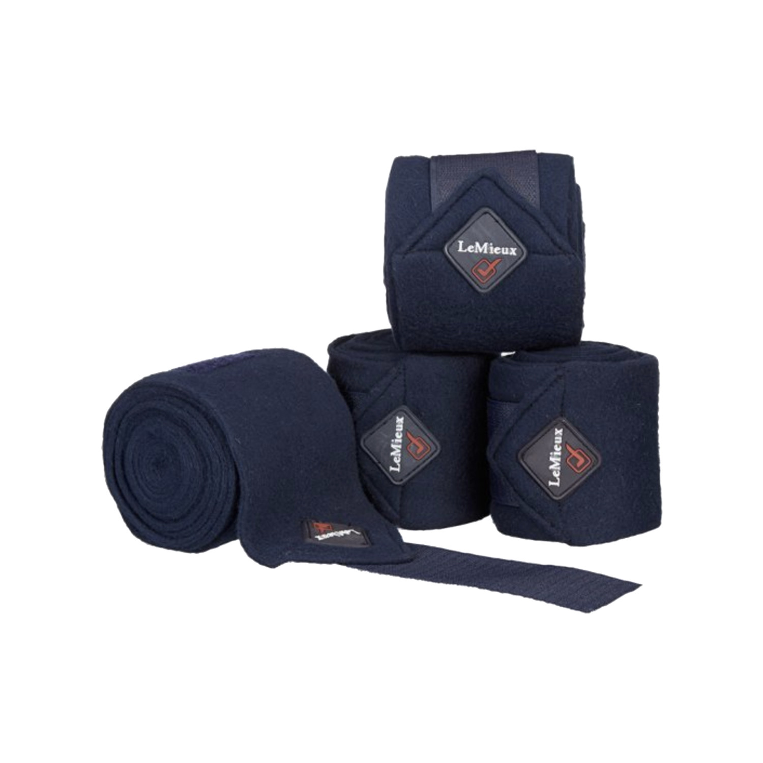 Fleecové bandáže LeMieux Polo Navy 4 ks