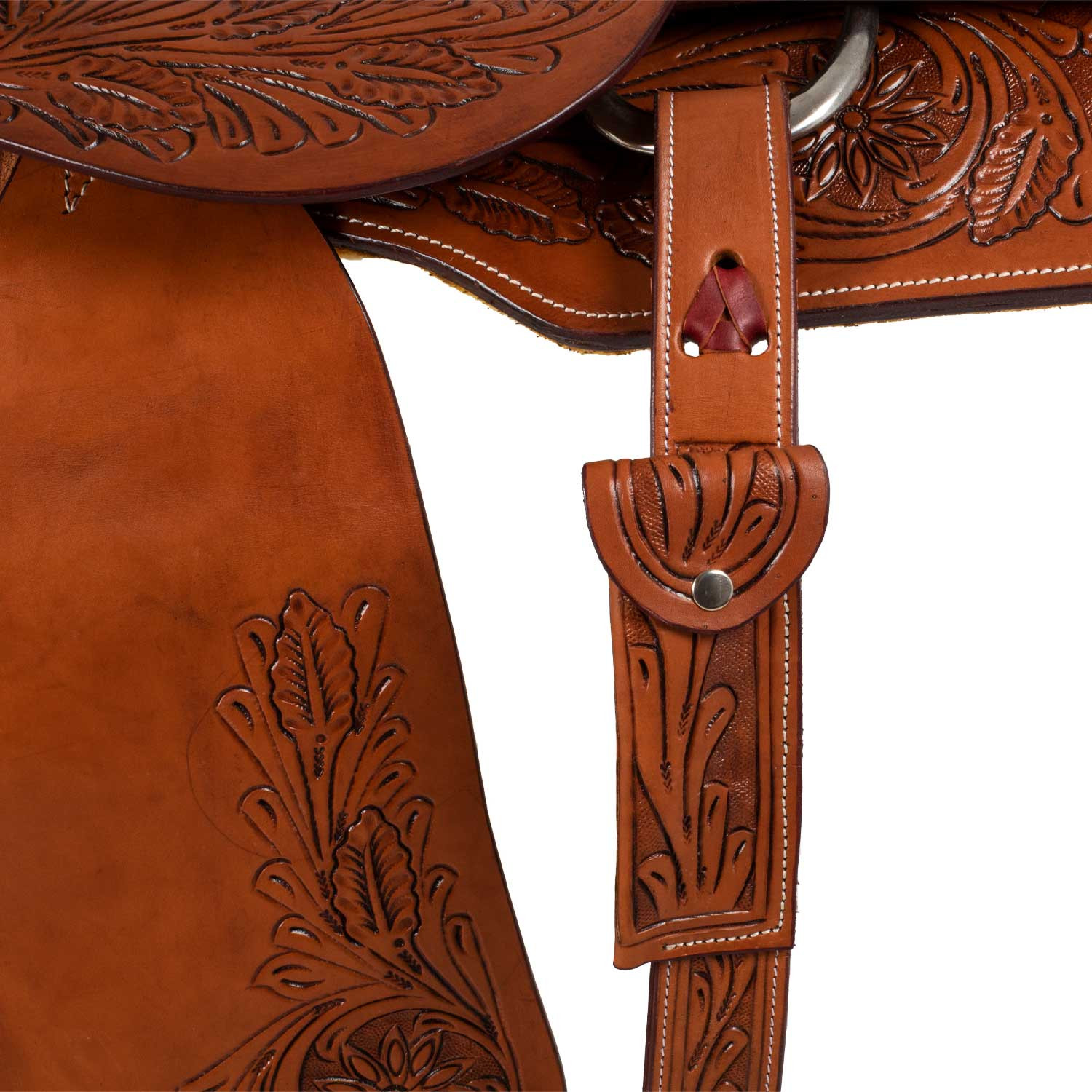 Westernové sedlo McBryan Team Penning Flower Tooling