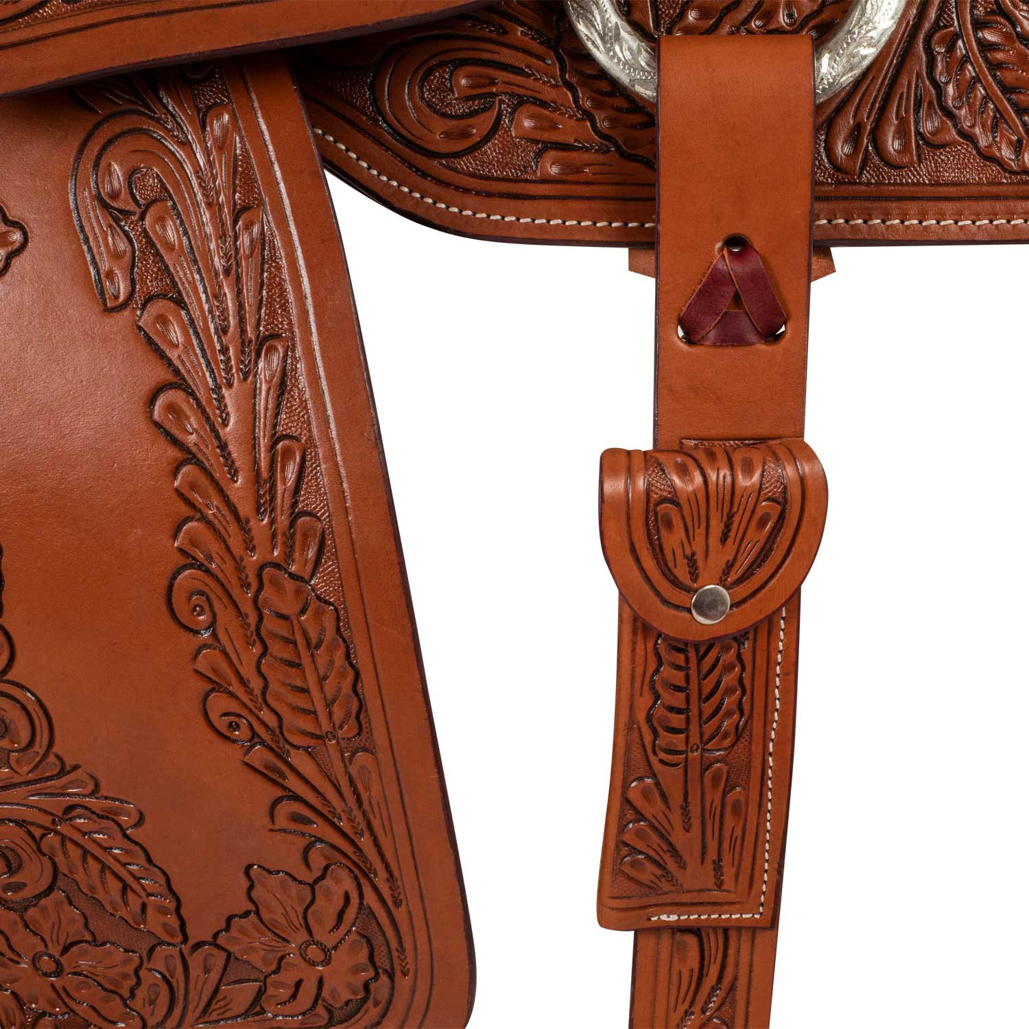 Westernové pracovní sedlo McBryan Ranch Classic Flower Tooling