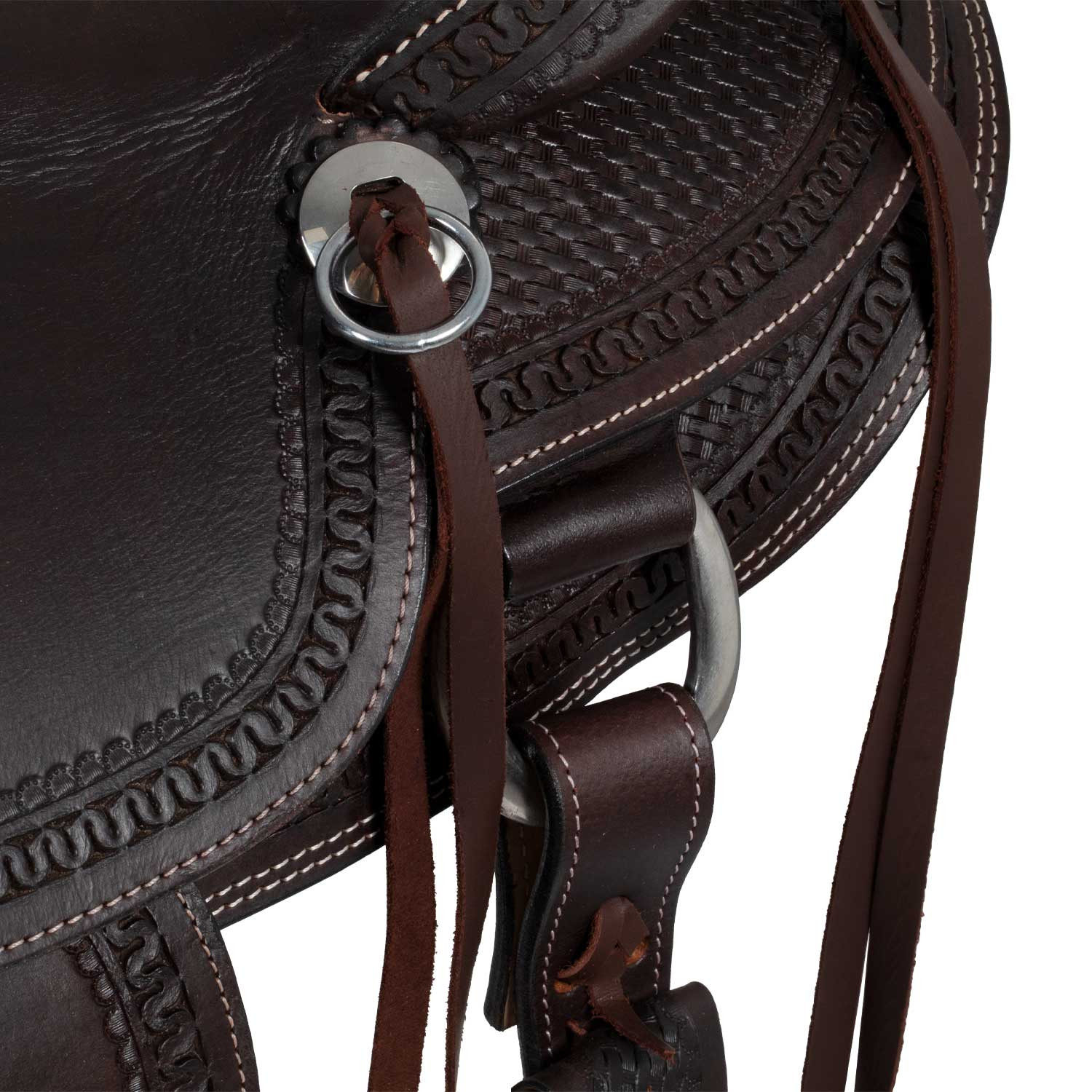 Westernové pracovní sedlo McBryan Wade Ranch MSW Border Stamp