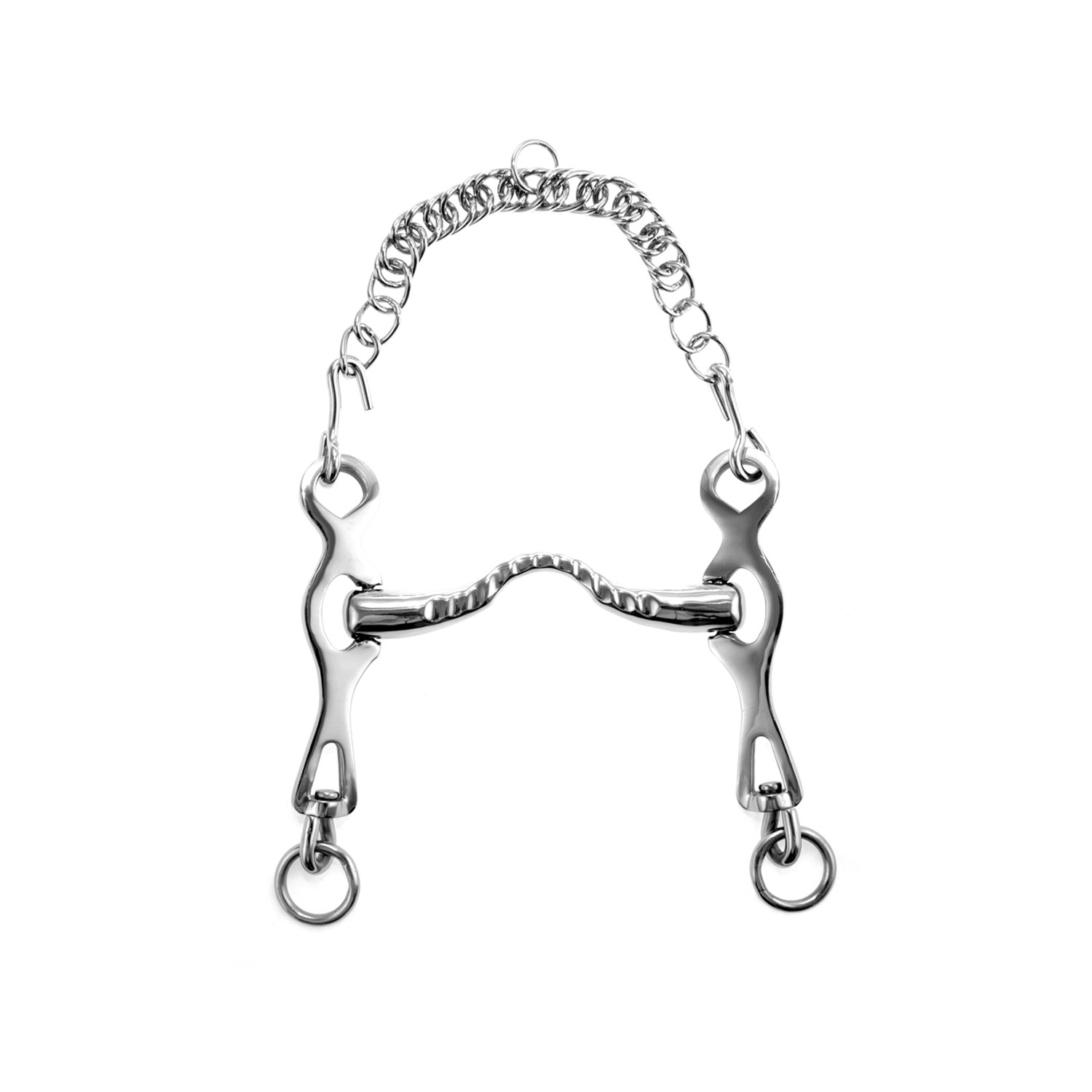 Unjointed Spanish Bit With Sliding Cheeks