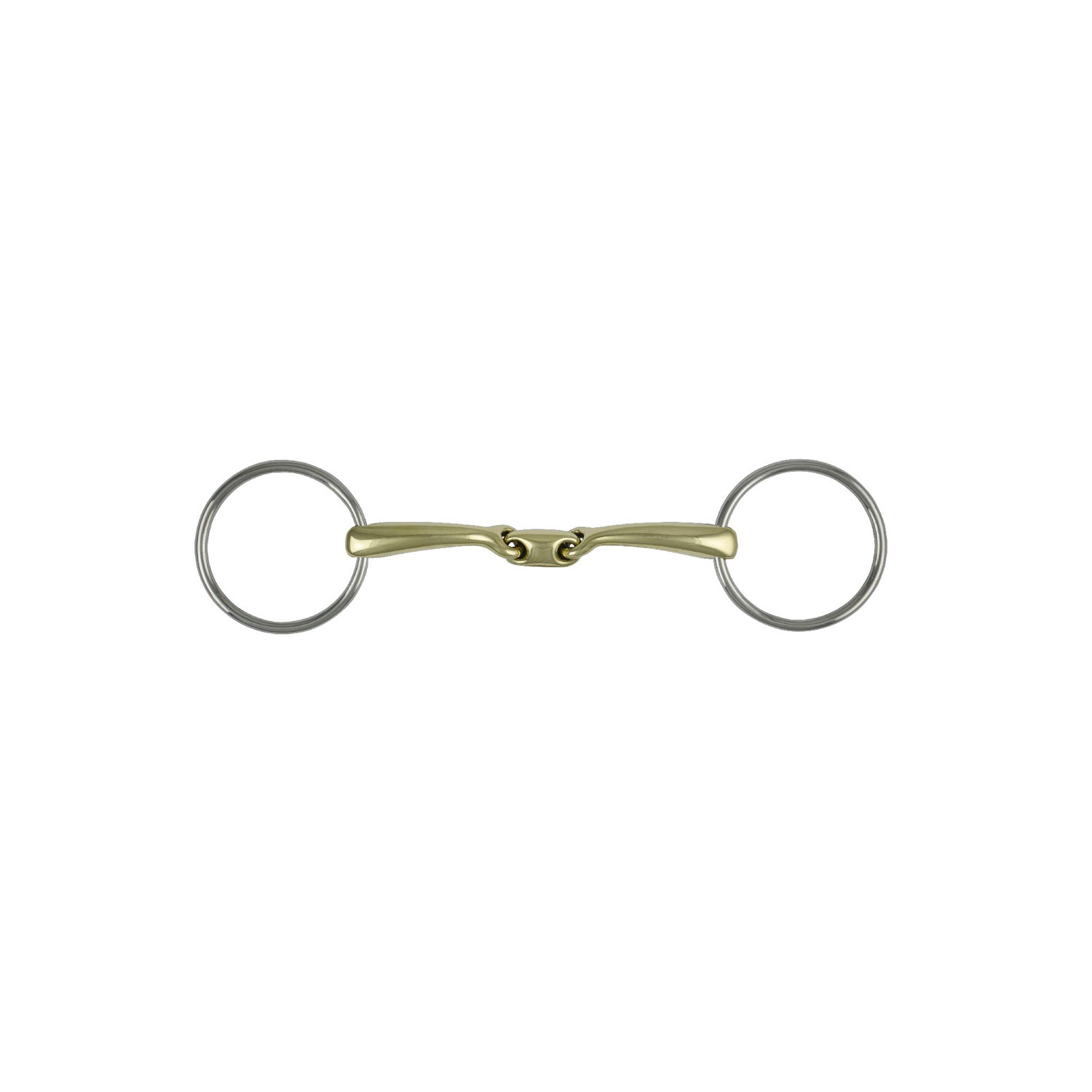 2× lomené stihlové bradoon udidlo Umbria Equitazione Pro Bits 1257