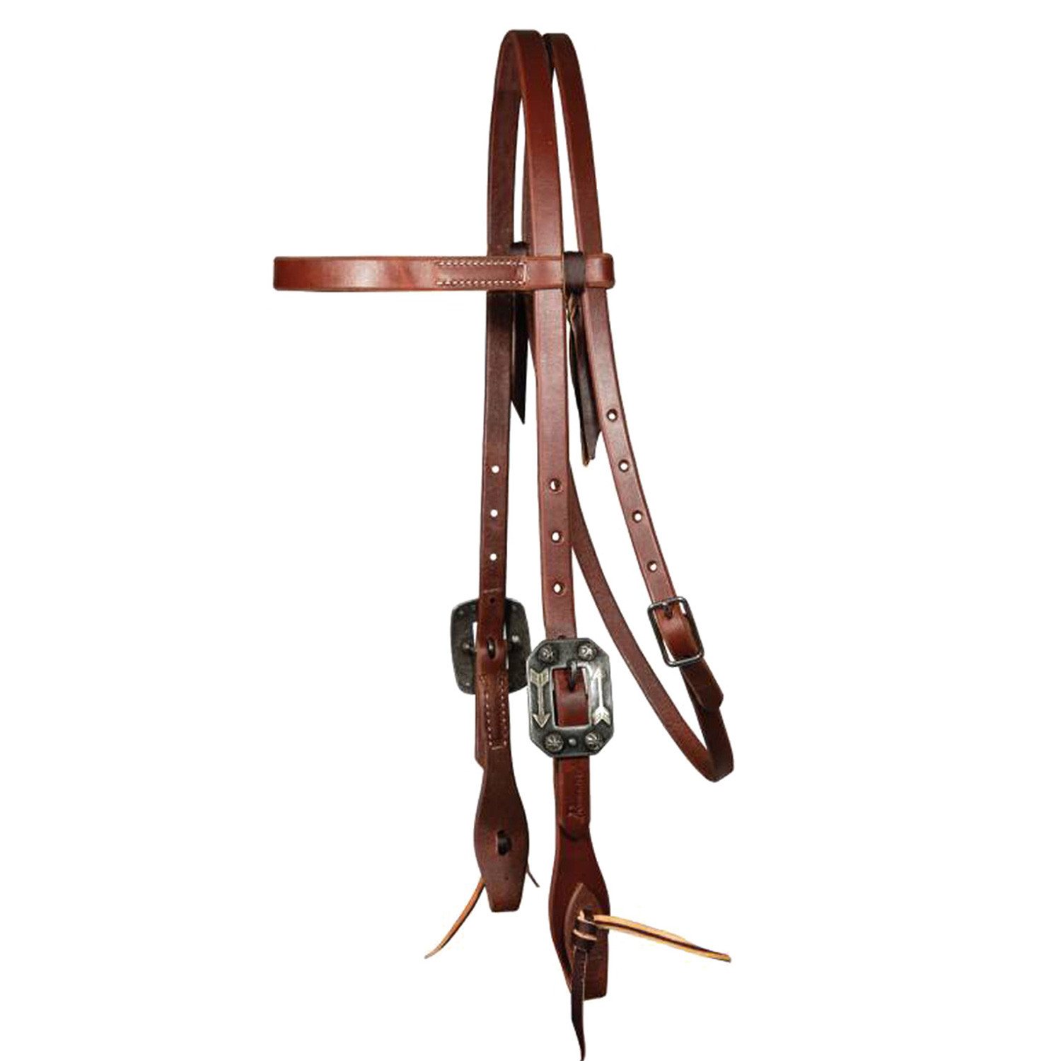 Kožená westernová uzdečka Professional's Choice Ranch s přezkou Arrow