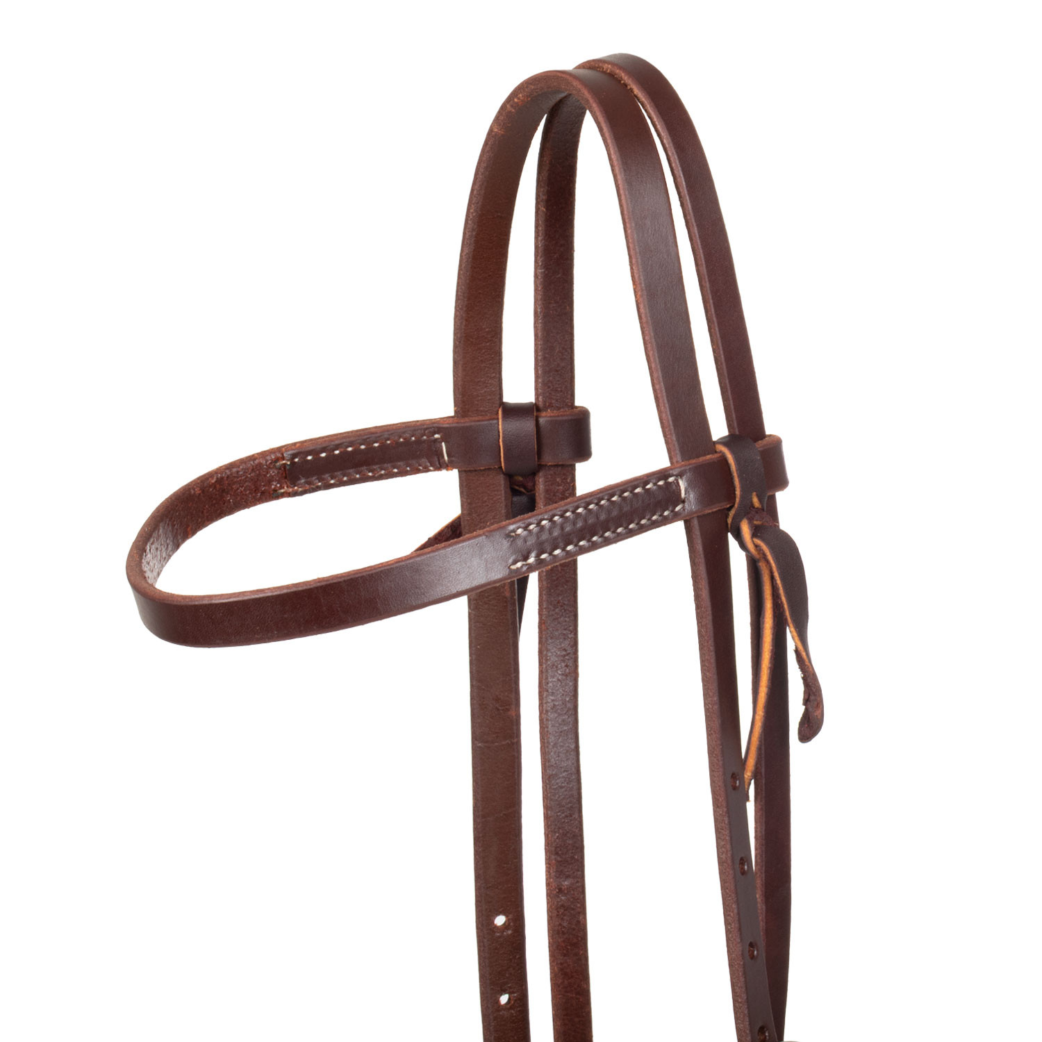 Kožená westernová uzdečka Professional's Choice Ranch s přezkou Feather