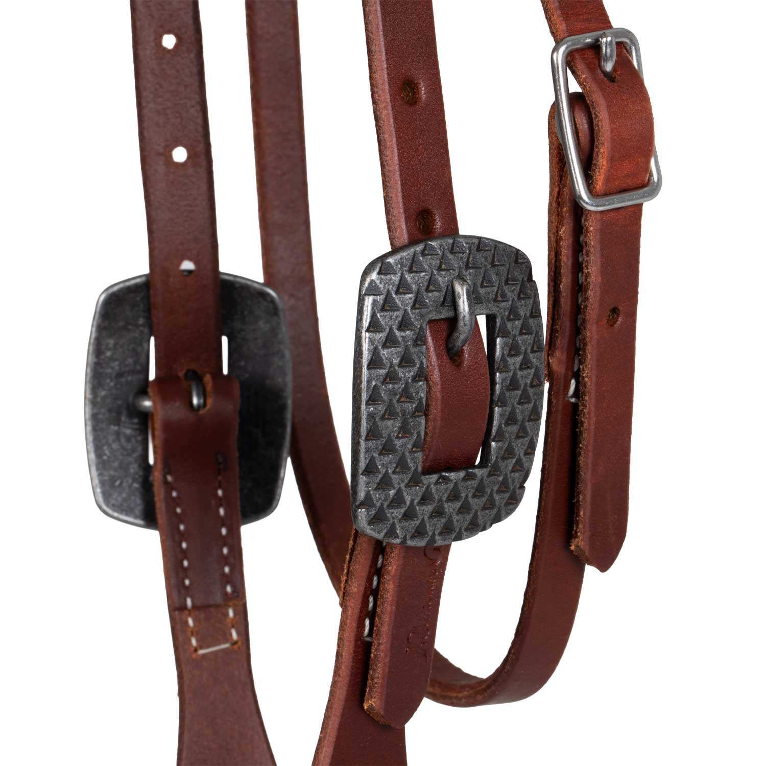 Westernová uzdečka Professional's Choice Ranch z broušené kůže 5/8"